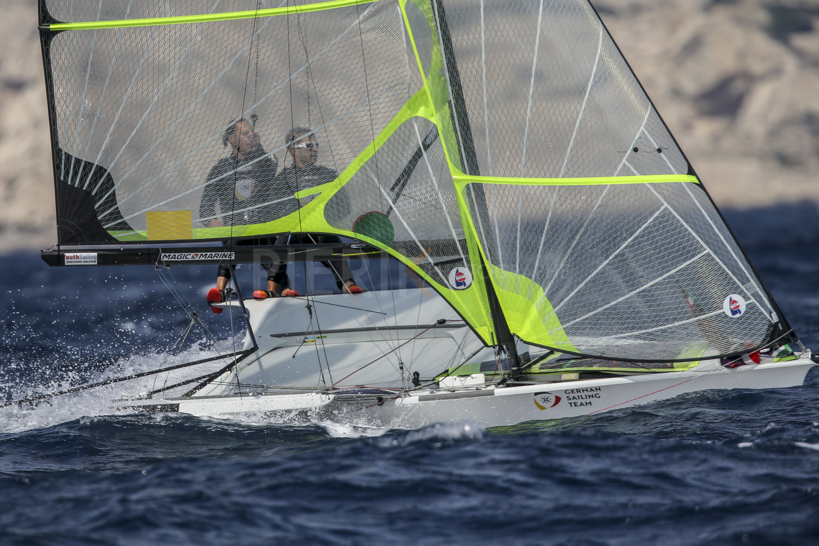 Marseille France is hosting more than 200 sailors from 28 nations for the 2018 Junior Worl Championship of 49er, 49erFX and Nacra 17. Held from 28 august to 1st september 2018. © Pierick Jeannoutot