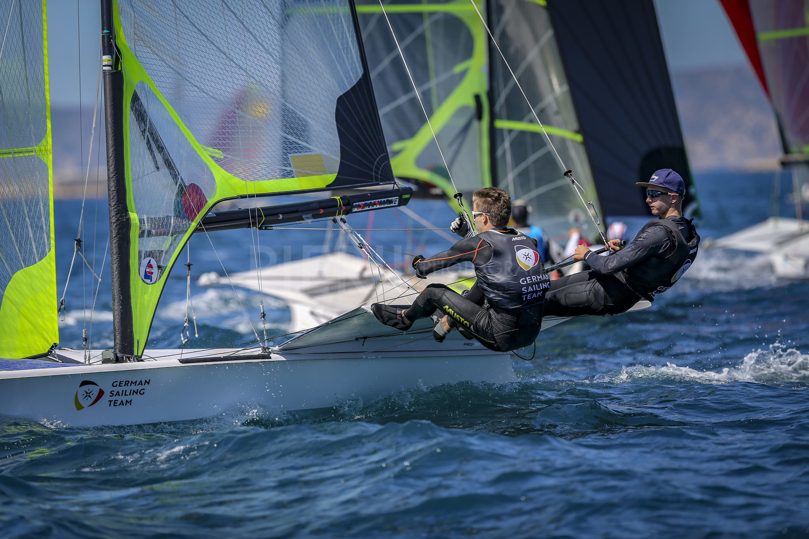 Marseilles France is hosting more than 200 sailors from 28 nations for the 2018 Junior Worl Championship of 49er, 49erFX and Nacra 17. Held from 28 august to 1st september 2018. © Pierick Jeannoutot