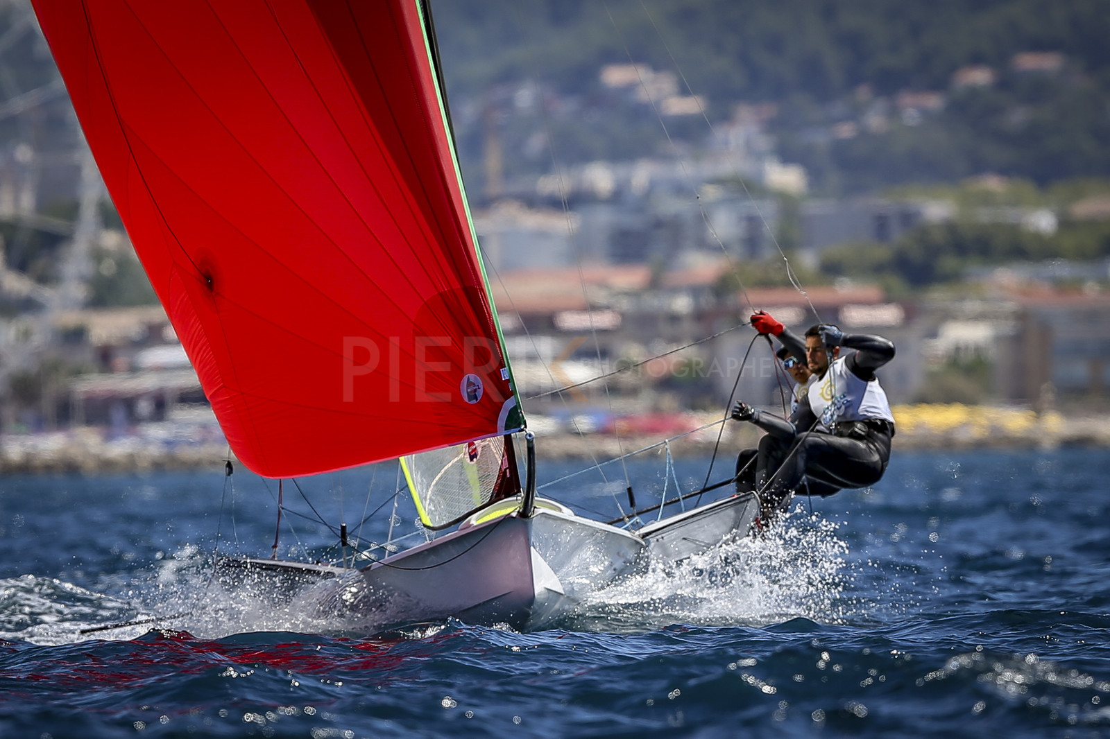 Marseilles France is hosting more than 200 sailors from 28 nations for the 2018 Junior Worl Championship of 49er, 49erFX and Nacra 17. Held from 28 august to 1st september 2018. © Pierick Jeannoutot