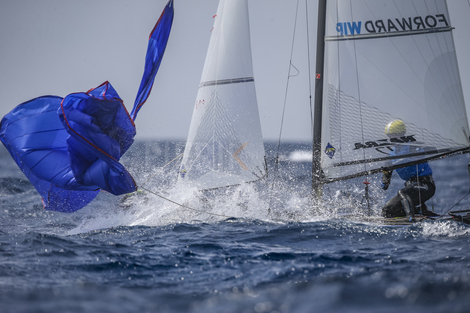 Marseille France is hosting more than 200 sailors from 28 nations for the 2018 Junior Worl Championship of 49er, 49erFX and Nacra 17. Held from 28 august to 1st september 2018. © Pierick Jeannoutot