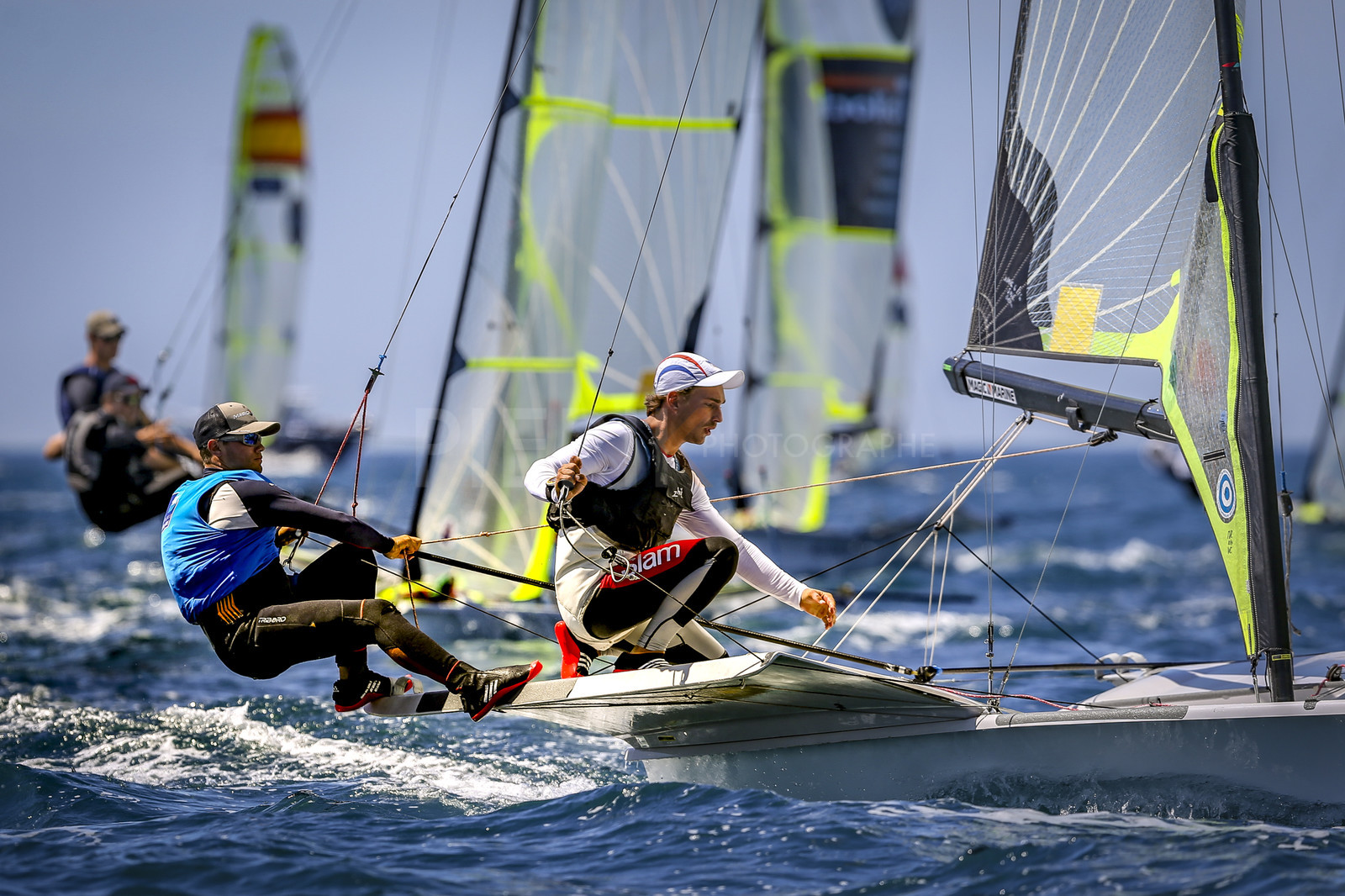 Marseilles France is hosting more than 200 sailors from 28 nations for the 2018 Junior Worl Championship of 49er, 49erFX and Nacra 17. Held from 28 august to 1st september 2018. © Pierick Jeannoutot