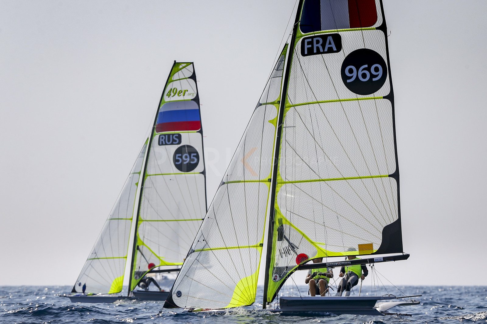 Marseilles France is hosting more than 200 sailors from 28 nations for the 2018 Junior Worl Championship of 49er, 49erFX and Nacra 17. Held from 28 august to 1st september 2018. © Pierick Jeannoutot
