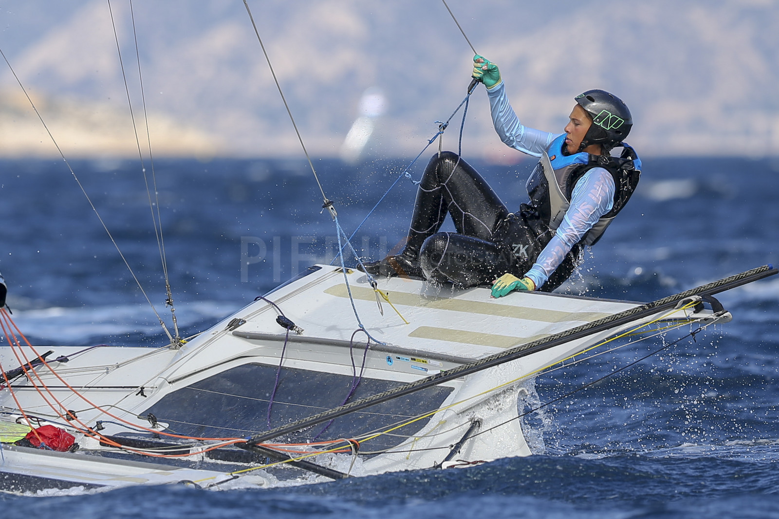 Marseille France is hosting more than 200 sailors from 28 nations for the 2018 Junior Worl Championship of 49er, 49erFX and Nacra 17. Held from 28 august to 1st september 2018. © Pierick Jeannoutot