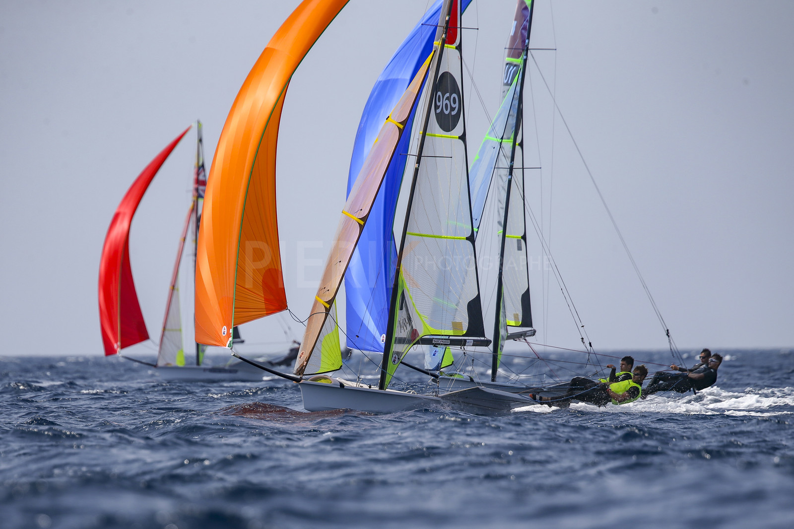 Marseille France is hosting more than 200 sailors from 28 nations for the 2018 Junior Worl Championship of 49er, 49erFX and Nacra 17. Held from 28 august to 1st september 2018. © Pierick Jeannoutot