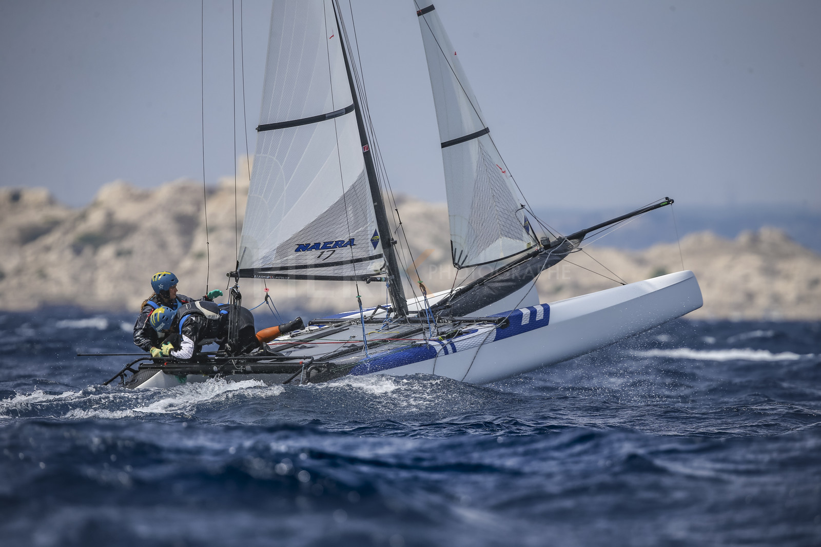 Marseille France is hosting more than 200 sailors from 28 nations for the 2018 Junior Worl Championship of 49er, 49erFX and Nacra 17. Held from 28 august to 1st september 2018. © Pierick Jeannoutot