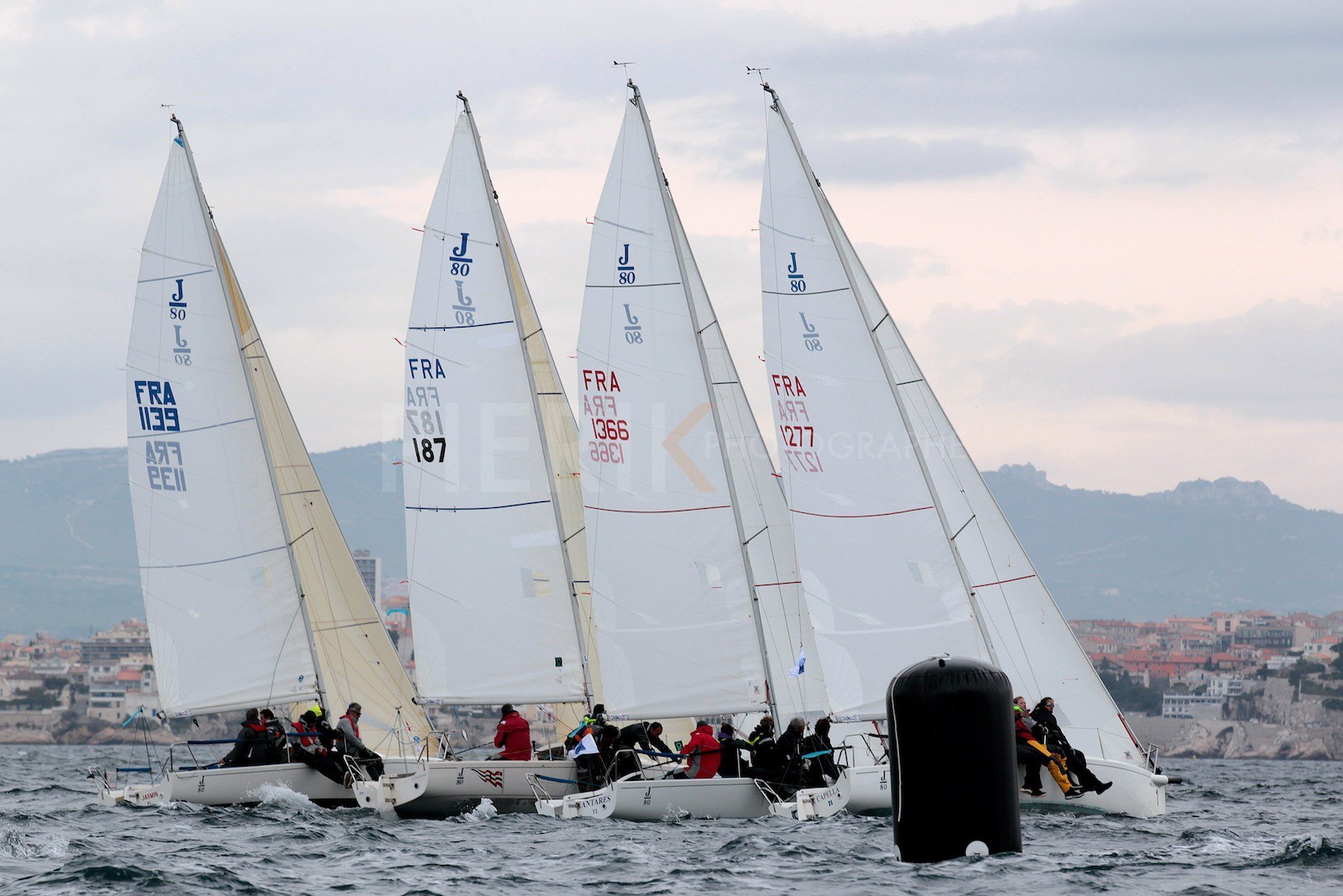 Les J80 au bord à bord