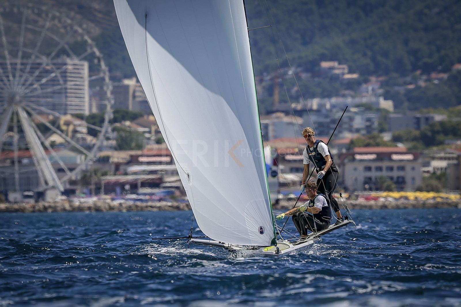 Marseilles France is hosting more than 200 sailors from 28 nations for the 2018 Junior Worl Championship of 49er, 49erFX and Nacra 17. Held from 28 august to 1st september 2018. © Pierick Jeannoutot