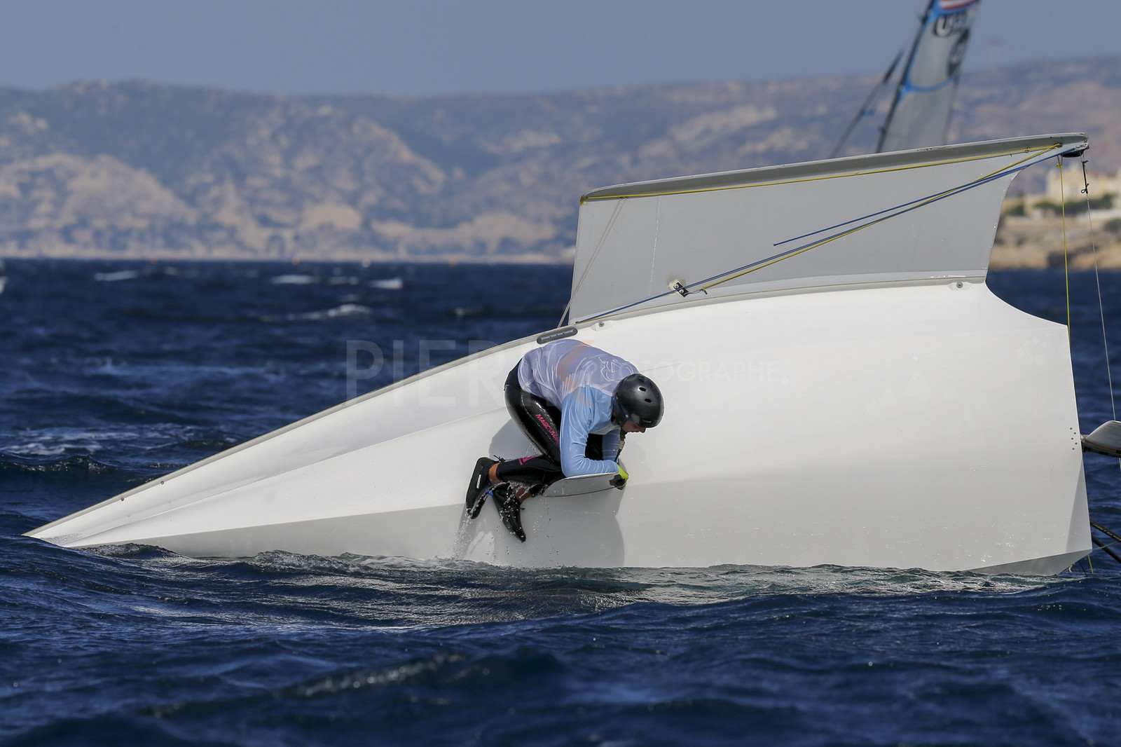 Marseille France is hosting more than 200 sailors from 28 nations for the 2018 Junior Worl Championship of 49er, 49erFX and Nacra 17. Held from 28 august to 1st september 2018. © Pierick Jeannoutot