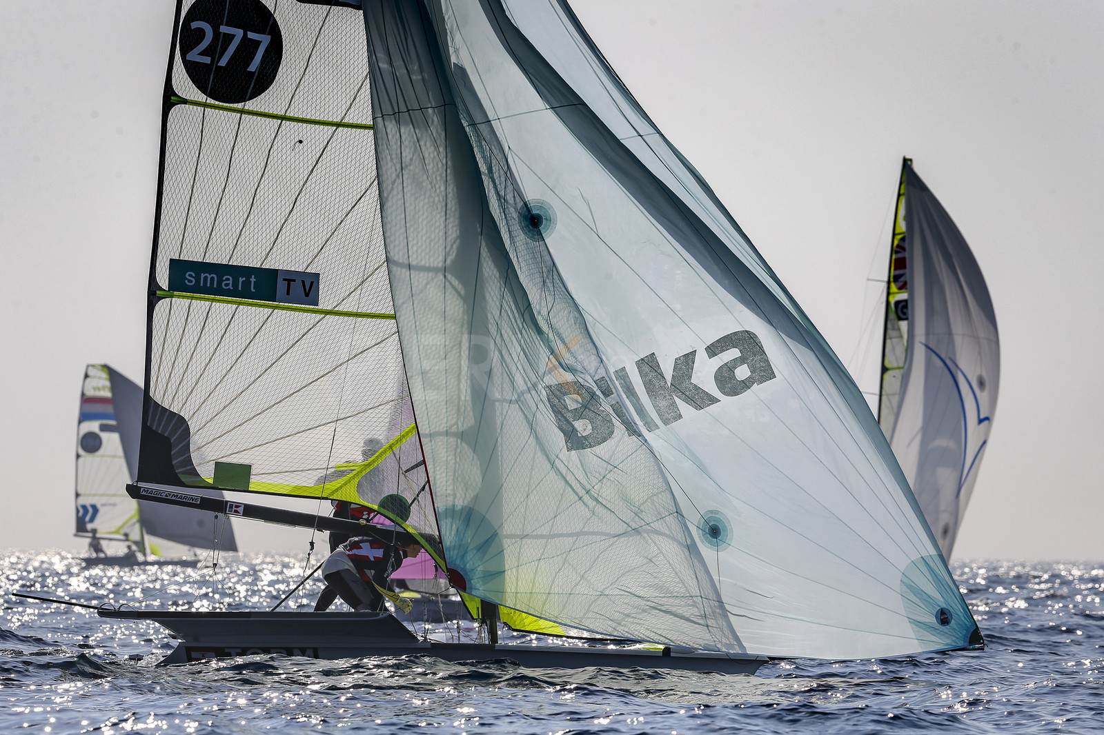 Marseilles France is hosting more than 200 sailors from 28 nations for the 2018 Junior Worl Championship of 49er, 49erFX and Nacra 17. Held from 28 august to 1st september 2018. © Pierick Jeannoutot