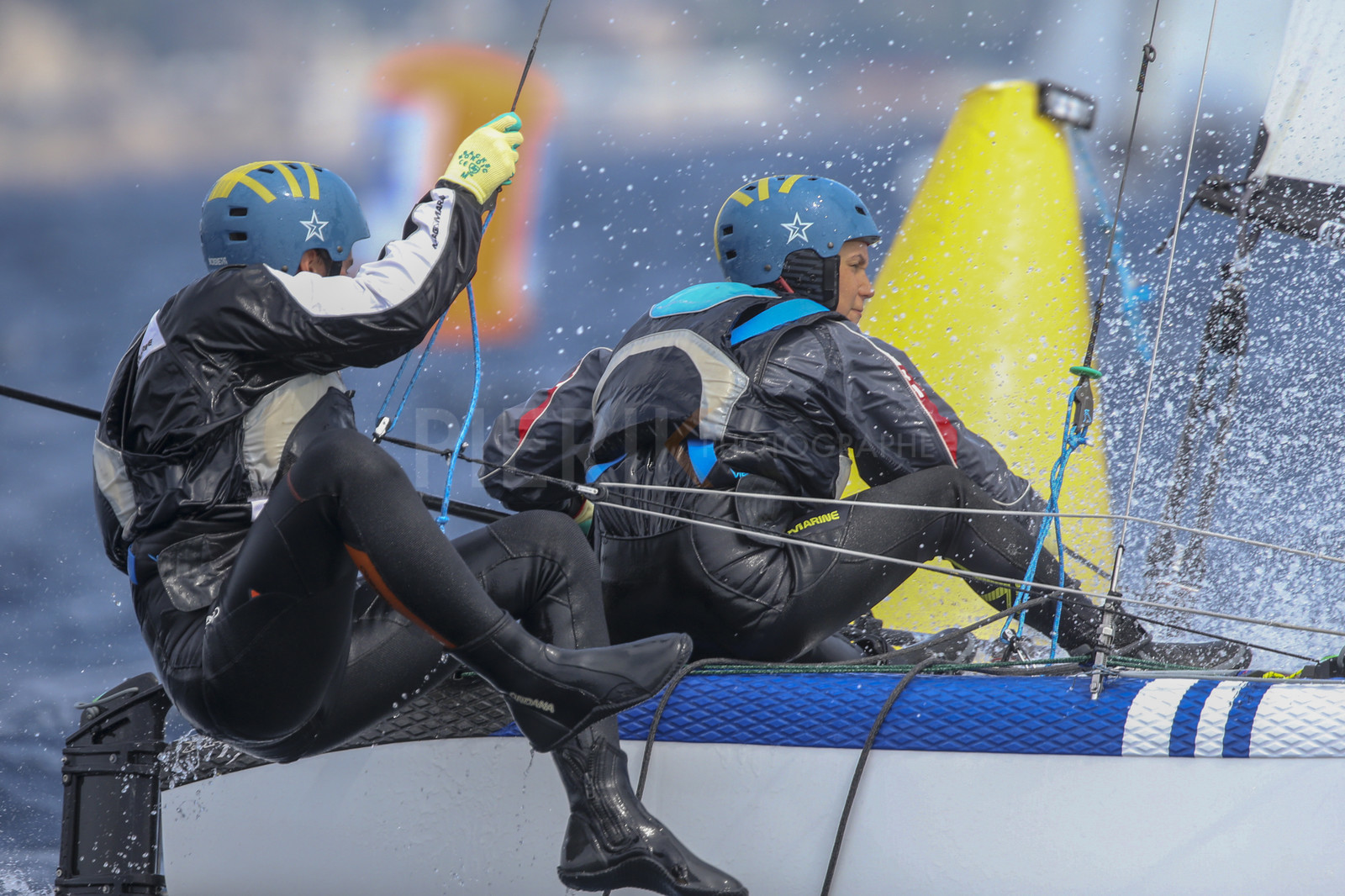 Marseille France is hosting more than 200 sailors from 28 nations for the 2018 Junior Worl Championship of 49er, 49erFX and Nacra 17. Held from 28 august to 1st september 2018. © Pierick Jeannoutot