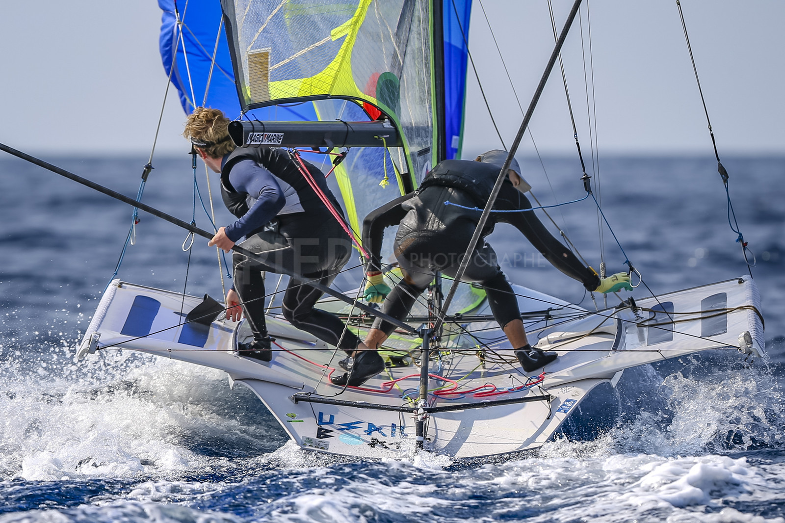 Marseille France is hosting more than 200 sailors from 28 nations for the 2018 Junior Worl Championship of 49er, 49erFX and Nacra 17. Held from 28 august to 1st september 2018. © Pierick Jeannoutot