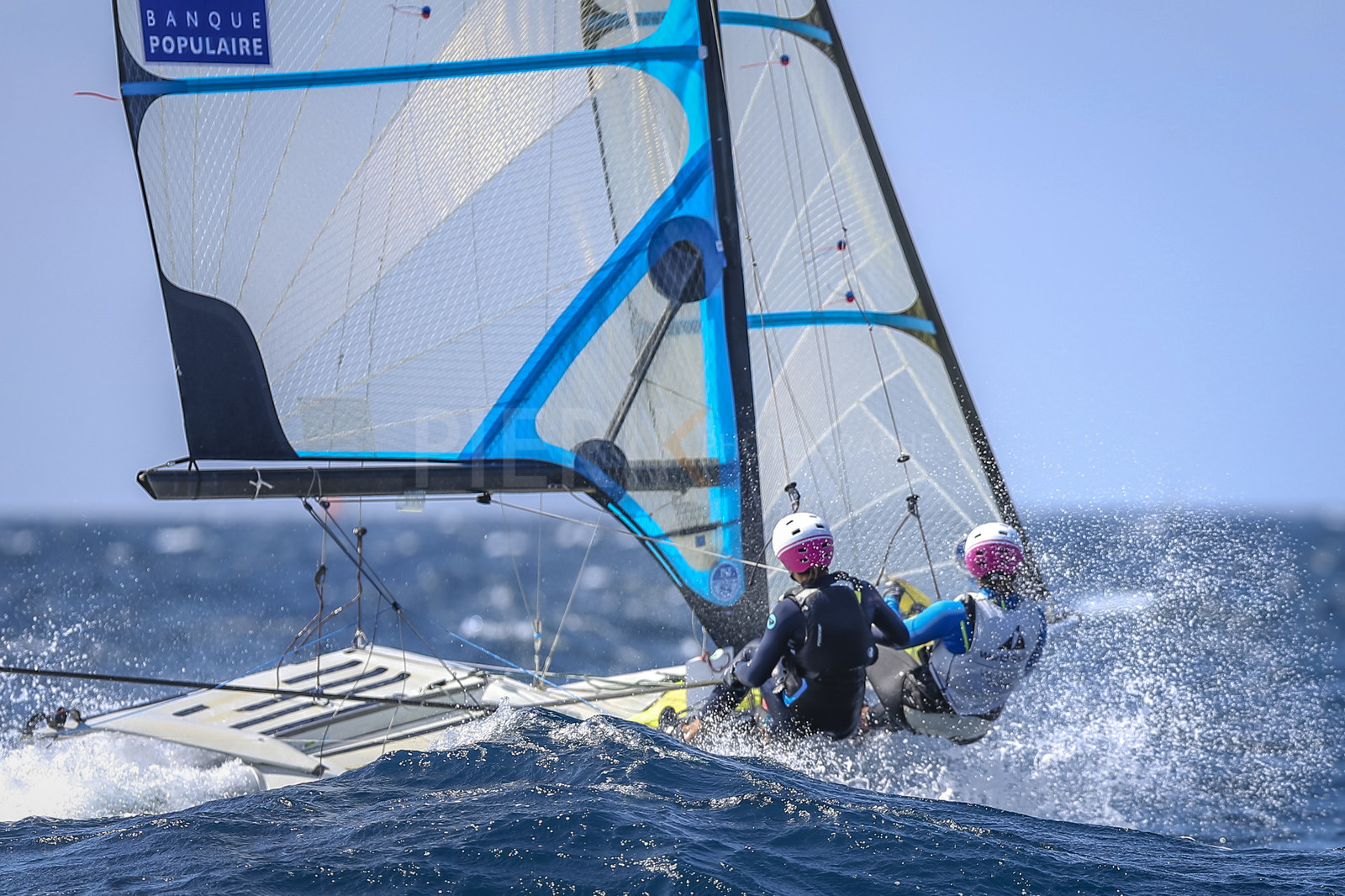 Marseille France is hosting more than 200 sailors from 28 nations for the 2018 Junior Worl Championship of 49er, 49erFX and Nacra 17. Held from 28 august to 1st september 2018. © Pierick Jeannoutot