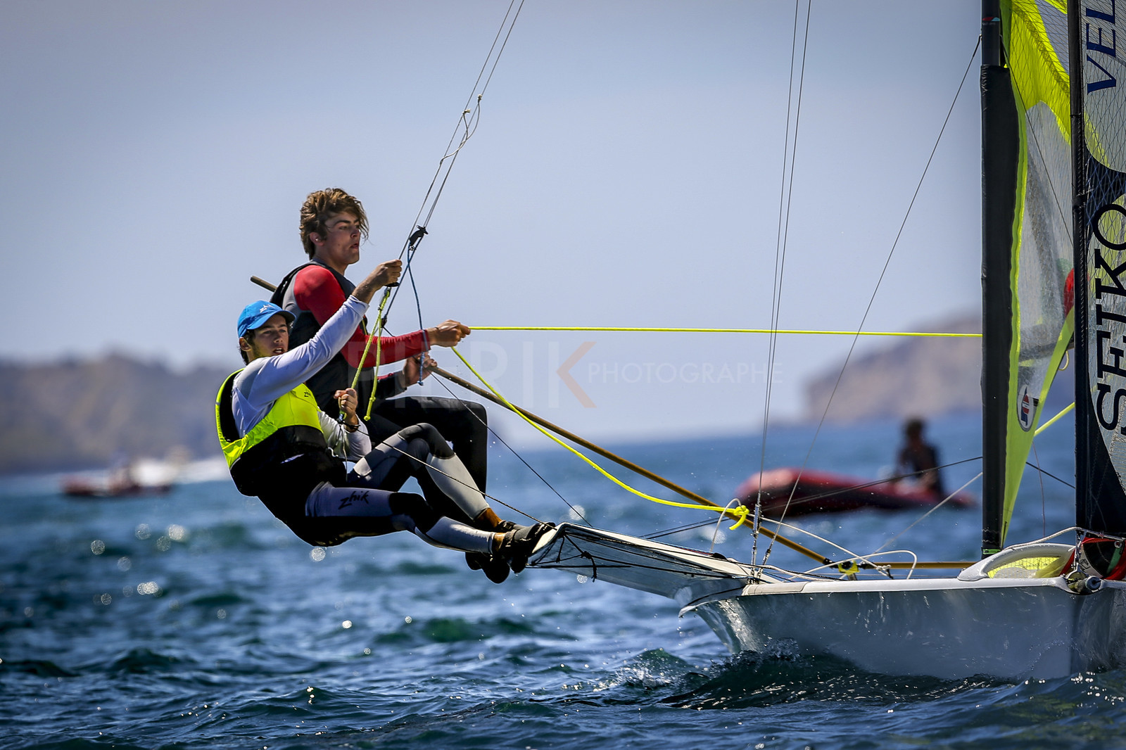Marseilles France is hosting more than 200 sailors from 28 nations for the 2018 Junior Worl Championship of 49er, 49erFX and Nacra 17. Held from 28 august to 1st september 2018. © Pierick Jeannoutot