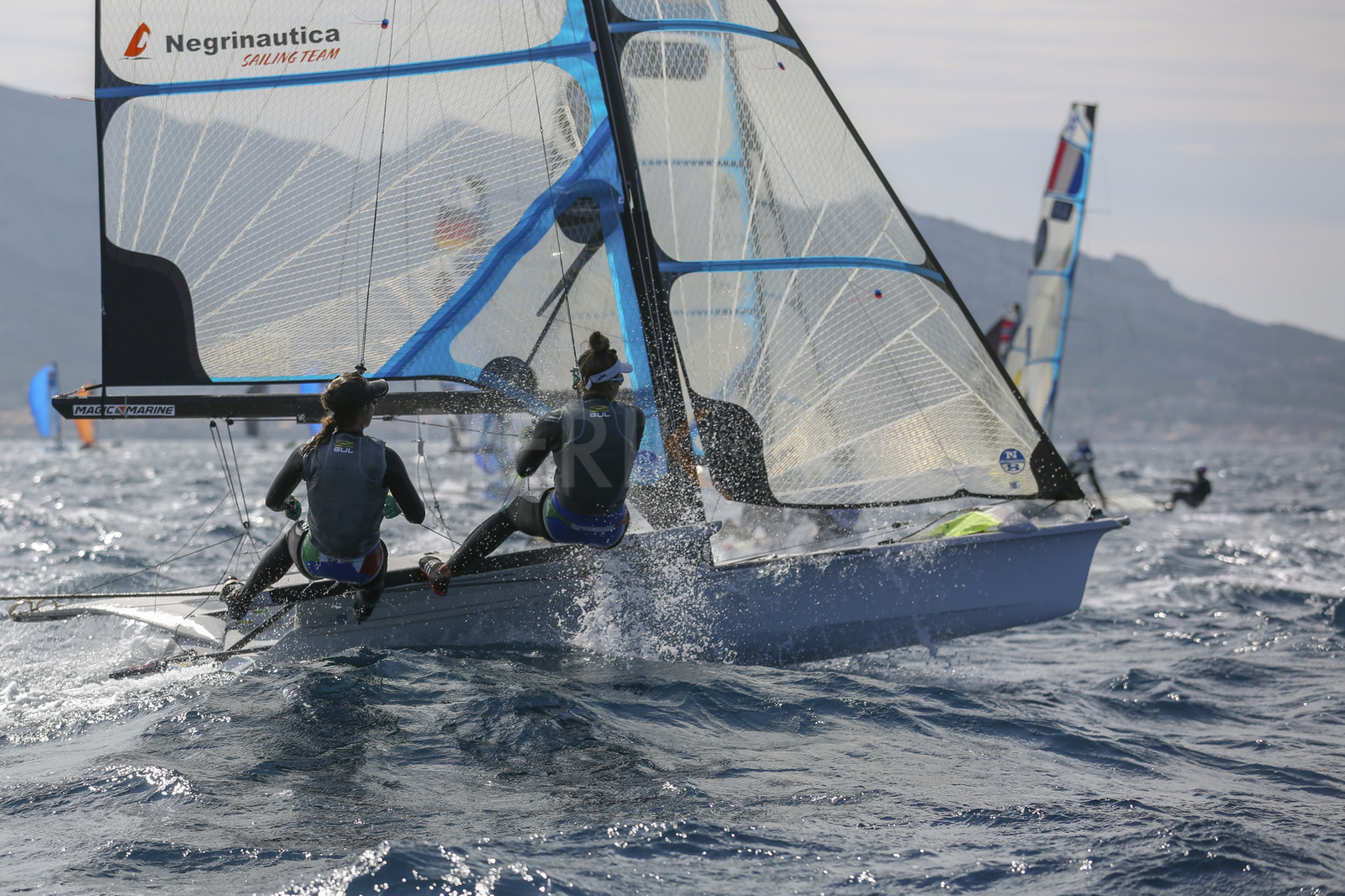 Marseille France is hosting more than 200 sailors from 28 nations for the 2018 Junior Worl Championship of 49er, 49erFX and Nacra 17. Held from 28 august to 1st september 2018. © Pierick Jeannoutot