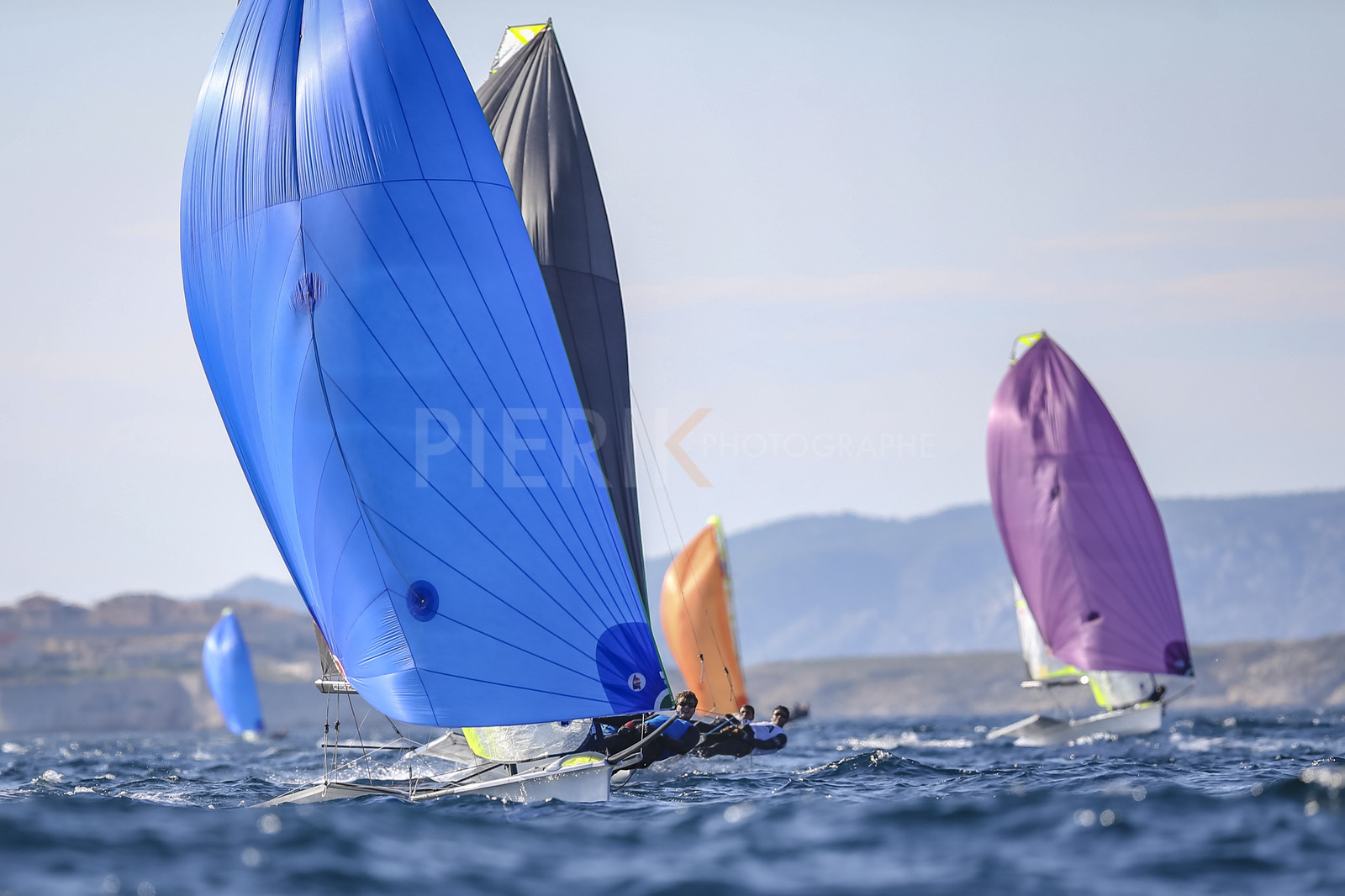 Marseille France is hosting more than 200 sailors from 28 nations for the 2018 Junior Worl Championship of 49er, 49erFX and Nacra 17. Held from 28 august to 1st september 2018. © Pierick Jeannoutot