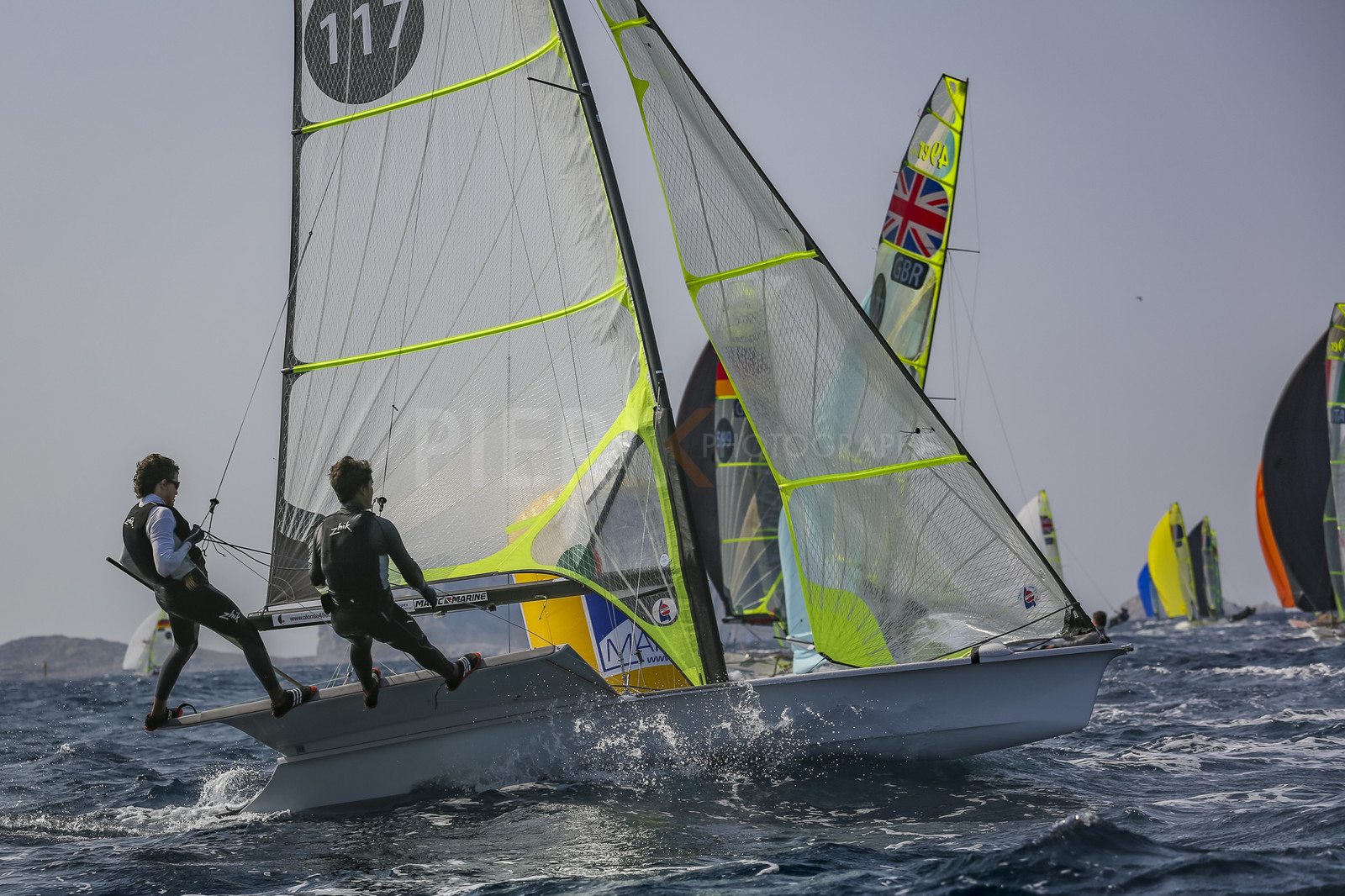 Marseille France is hosting more than 200 sailors from 28 nations for the 2018 Junior Worl Championship of 49er, 49erFX and Nacra 17. Held from 28 august to 1st september 2018. © Pierick Jeannoutot
