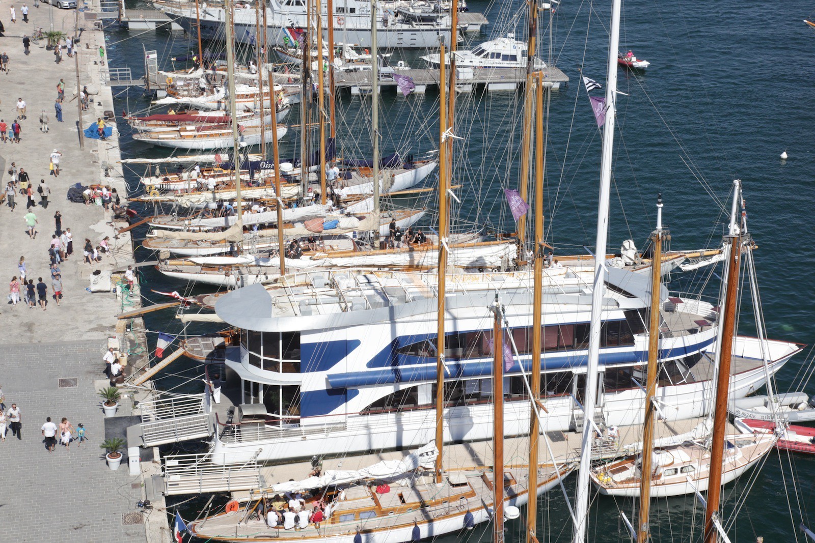 Vue aérienne du village