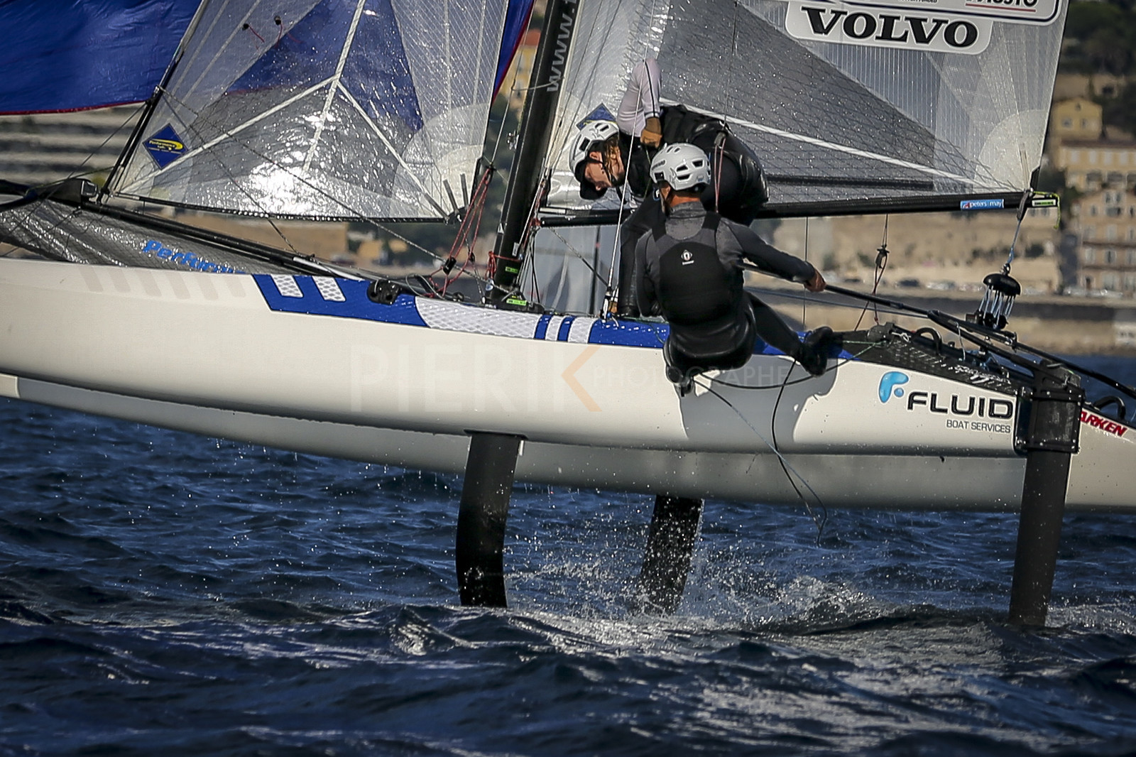 Marseilles France is hosting more than 200 sailors from 28 nations for the 2018 Junior Worl Championship of 49er, 49erFX and Nacra 17. Held from 28 august to 1st september 2018. © Pierick Jeannoutot