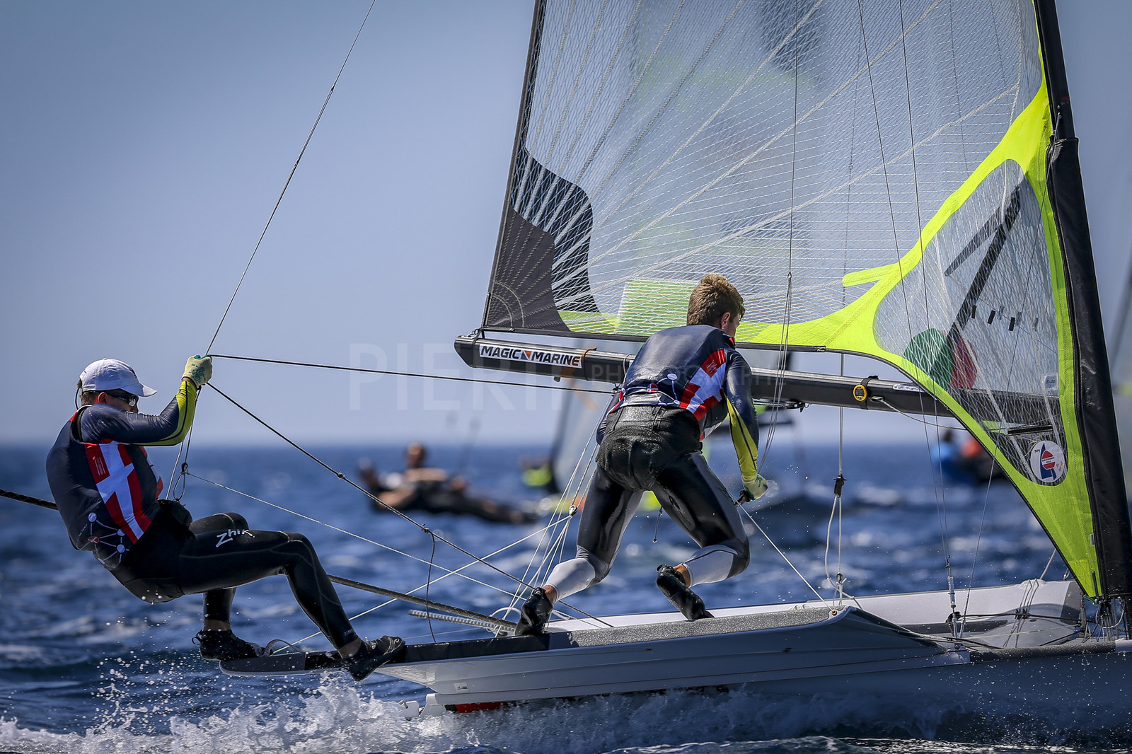 Marseilles France is hosting more than 200 sailors from 28 nations for the 2018 Junior Worl Championship of 49er, 49erFX and Nacra 17. Held from 28 august to 1st september 2018. © Pierick Jeannoutot