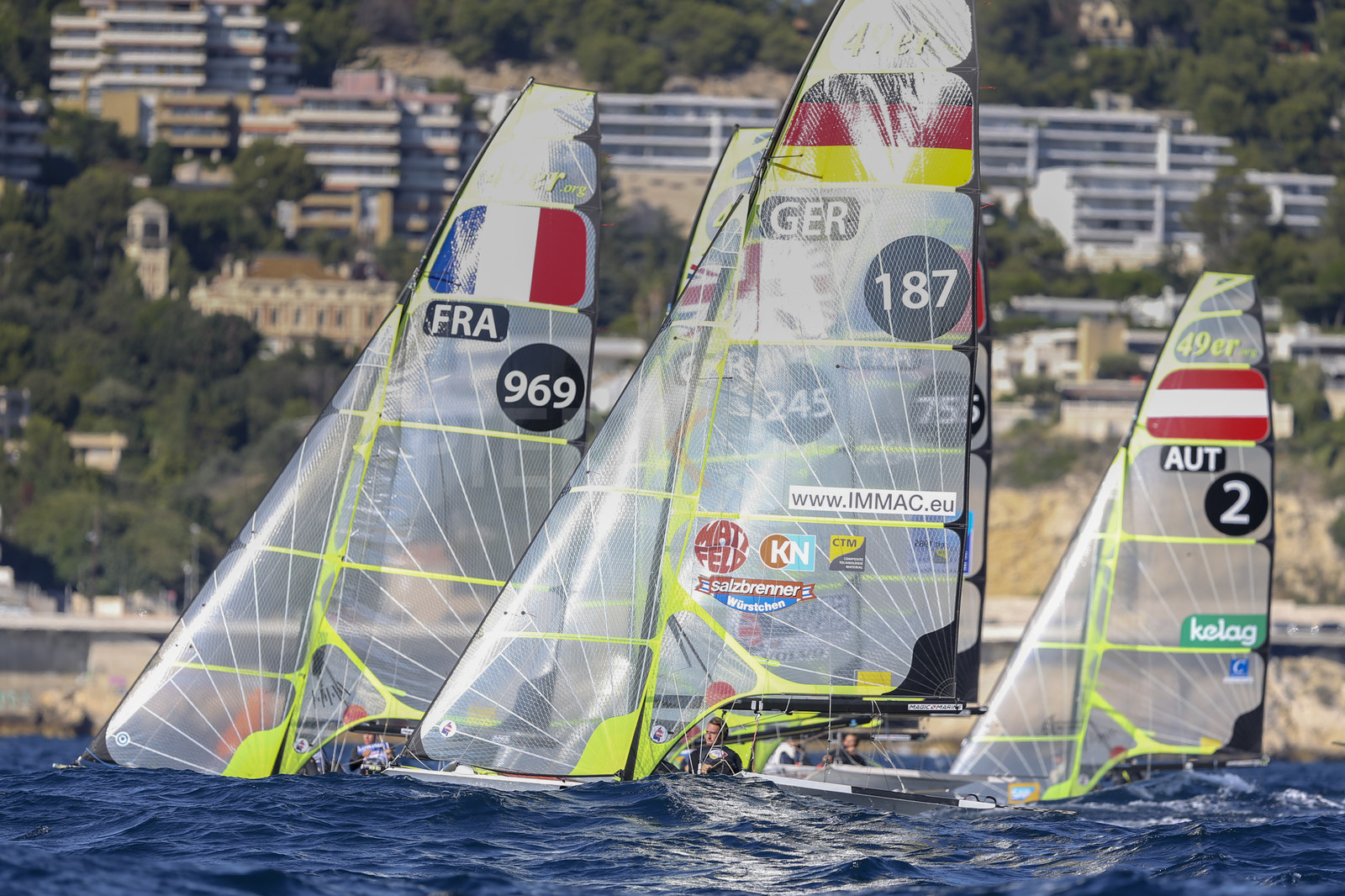 Marseille France is hosting more than 200 sailors from 28 nations for the 2018 Junior Worl Championship of 49er, 49erFX and Nacra 17. Held from 28 august to 1st september 2018. © Pierick Jeannoutot