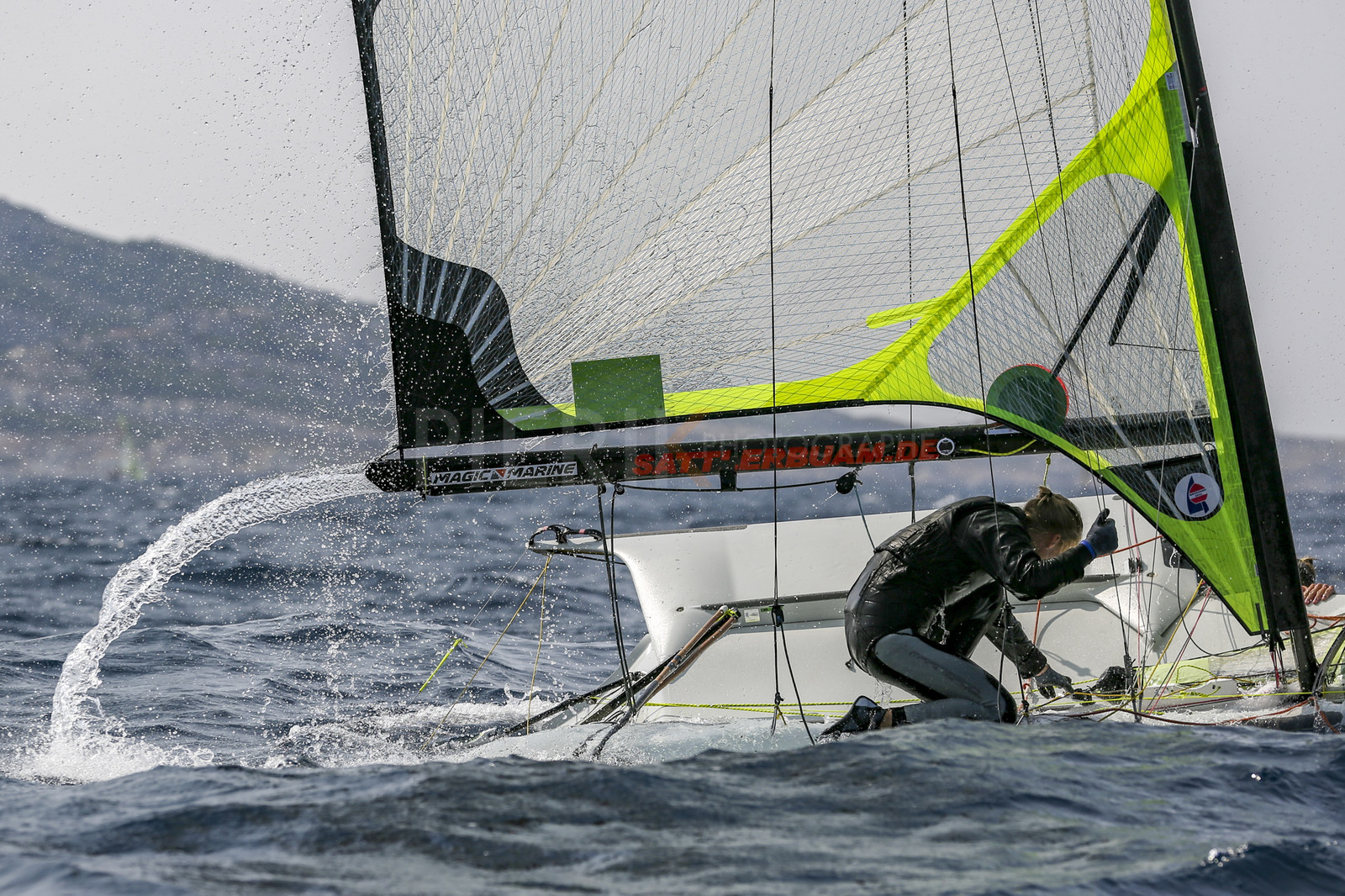 Marseille France is hosting more than 200 sailors from 28 nations for the 2018 Junior Worl Championship of 49er, 49erFX and Nacra 17. Held from 28 august to 1st september 2018. © Pierick Jeannoutot