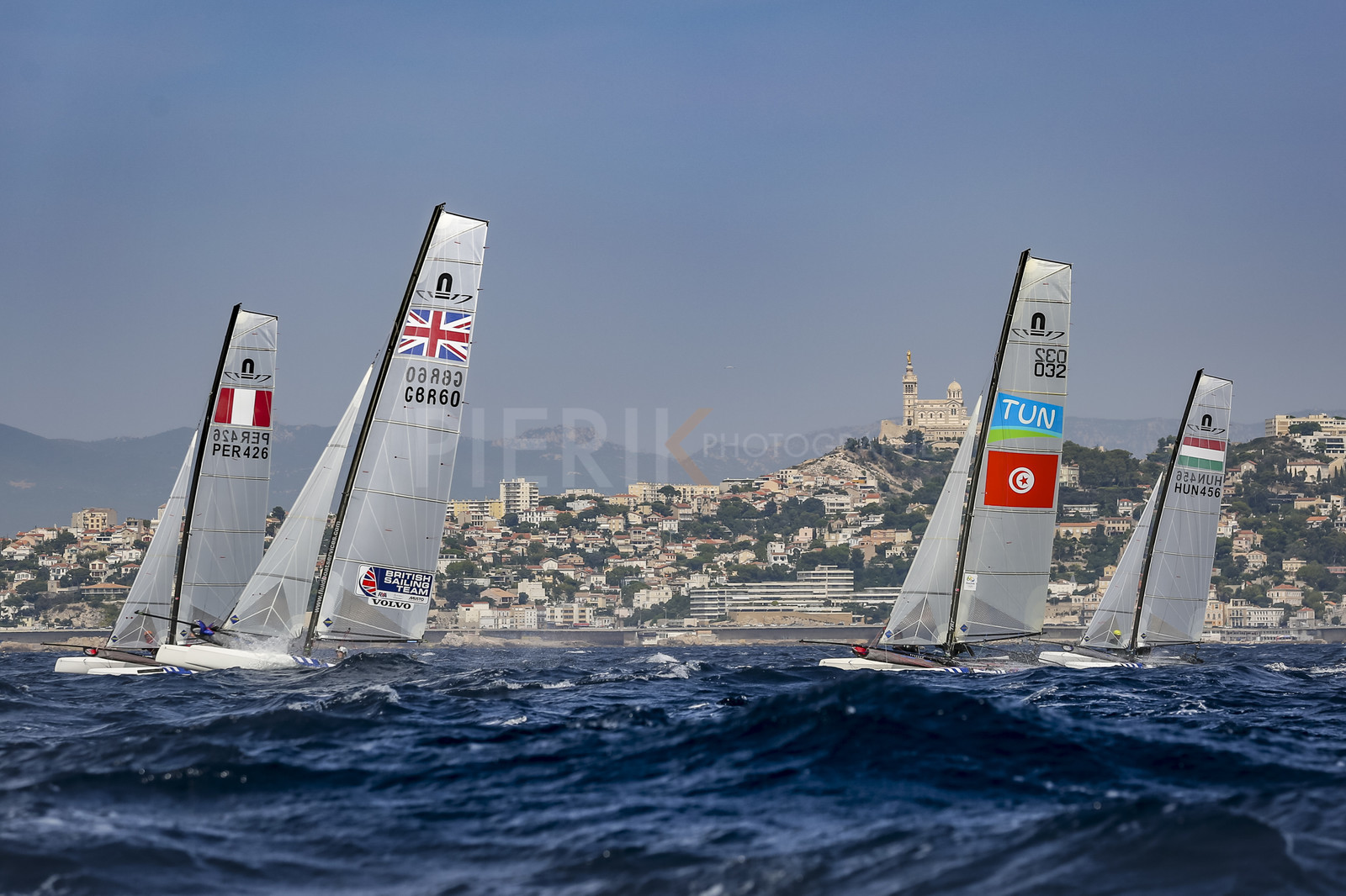 Marseille France is hosting more than 200 sailors from 28 nations for the 2018 Junior Worl Championship of 49er, 49erFX and Nacra 17. Held from 28 august to 1st september 2018. © Pierick Jeannoutot