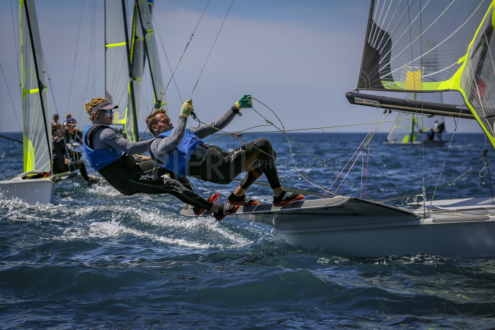 Marseilles France is hosting more than 200 sailors from 28 nations for the 2018 Junior Worl Championship of 49er, 49erFX and Nacra 17. Held from 28 august to 1st september 2018. © Pierick Jeannoutot