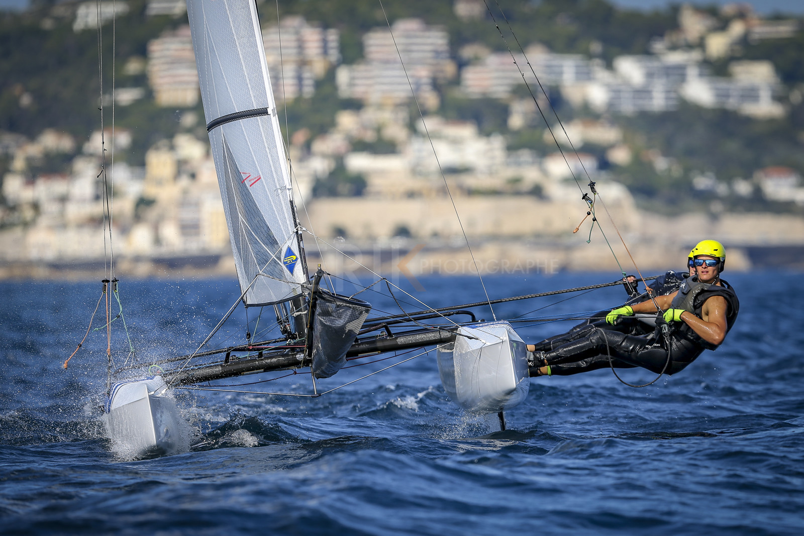 Marseilles France is hosting more than 200 sailors from 28 nations for the 2018 Junior Worl Championship of 49er, 49erFX and Nacra 17. Held from 28 august to 1st september 2018. © Pierick Jeannoutot