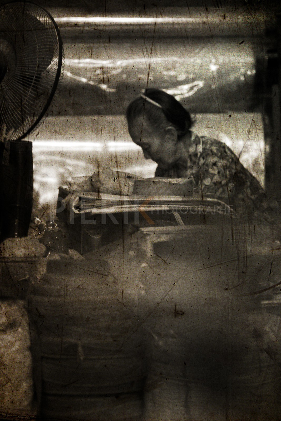 Dans la boutique de tissu, Phan Thiet