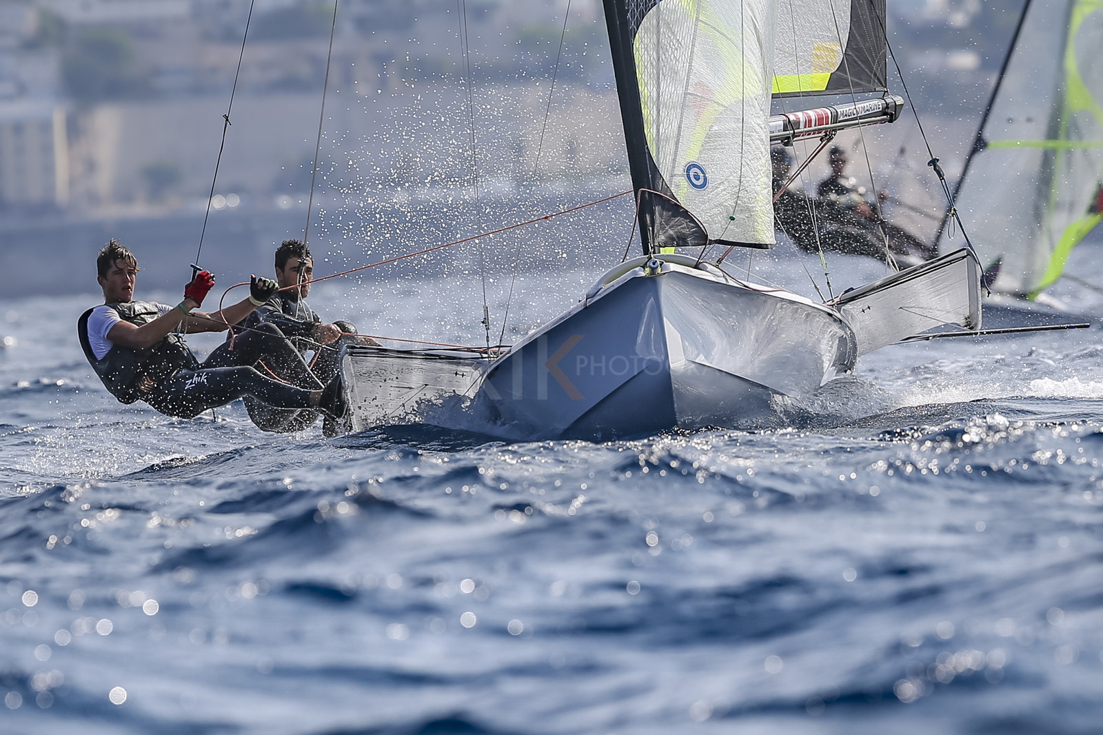 Marseille France is hosting more than 200 sailors from 28 nations for the 2018 Junior Worl Championship of 49er, 49erFX and Nacra 17. Held from 28 august to 1st september 2018. © Pierick Jeannoutot