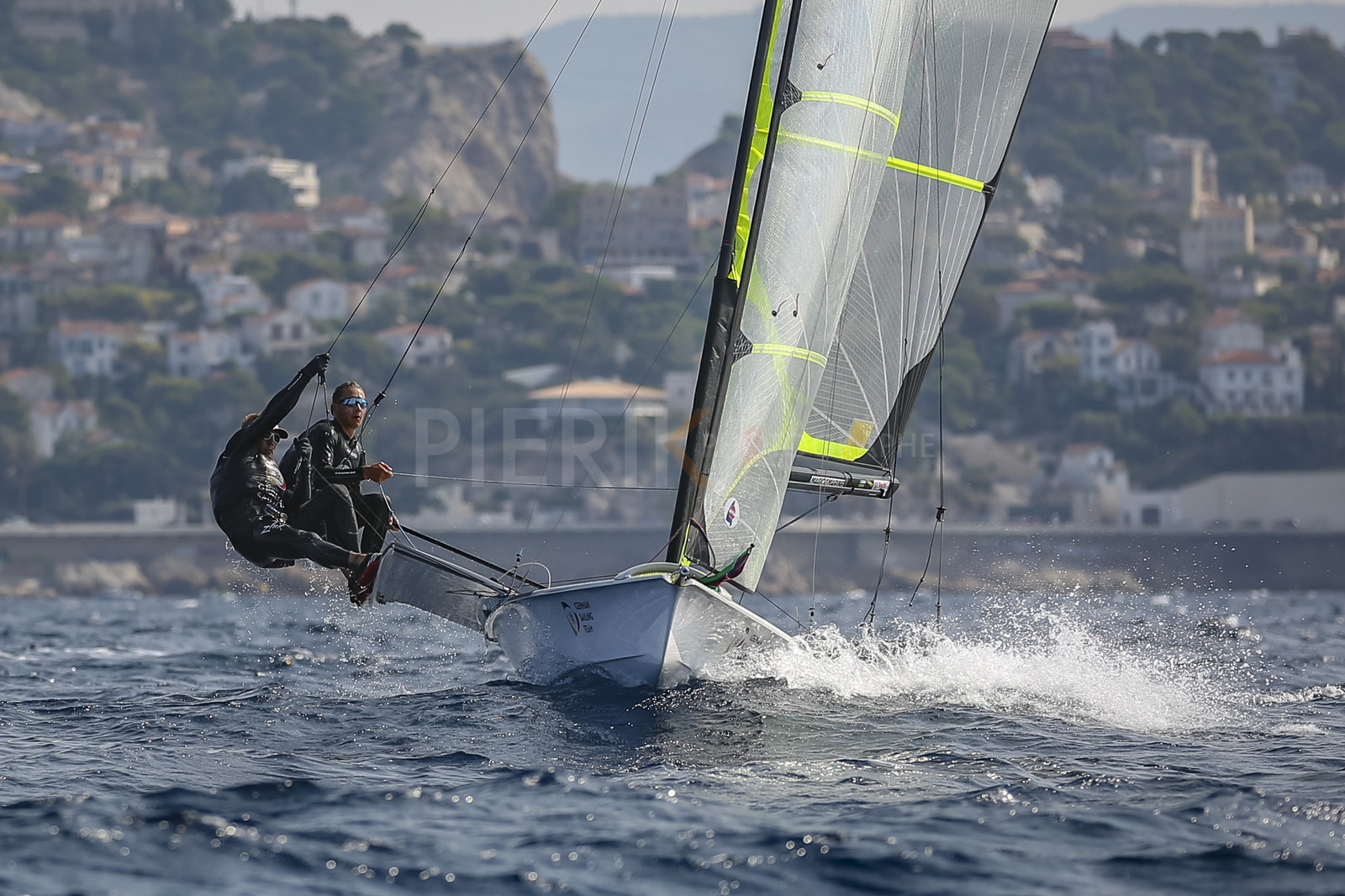Marseille France is hosting more than 200 sailors from 28 nations for the 2018 Junior Worl Championship of 49er, 49erFX and Nacra 17. Held from 28 august to 1st september 2018. © Pierick Jeannoutot