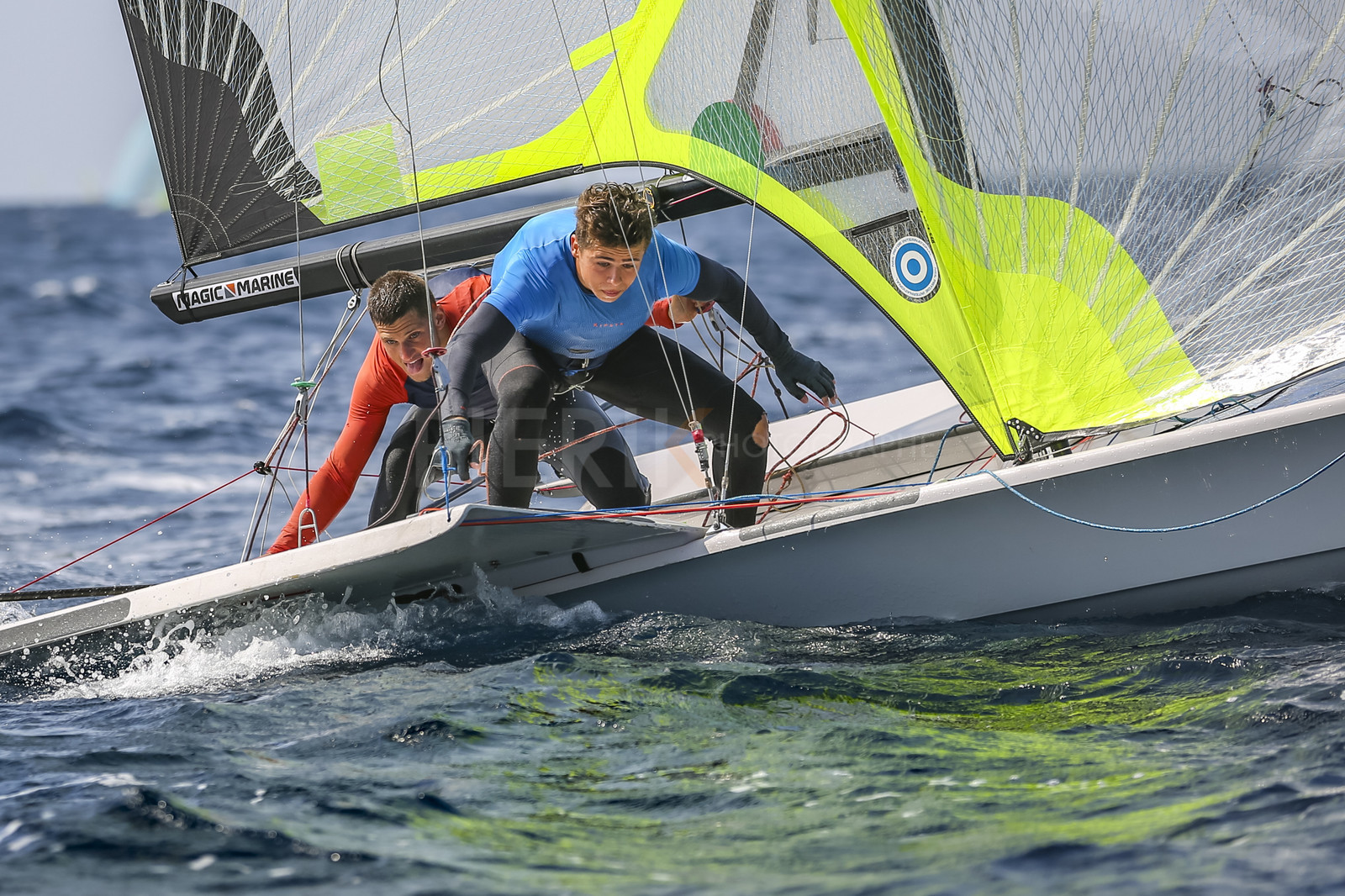 Marseille France is hosting more than 200 sailors from 28 nations for the 2018 Junior Worl Championship of 49er, 49erFX and Nacra 17. Held from 28 august to 1st september 2018. © Pierick Jeannoutot
