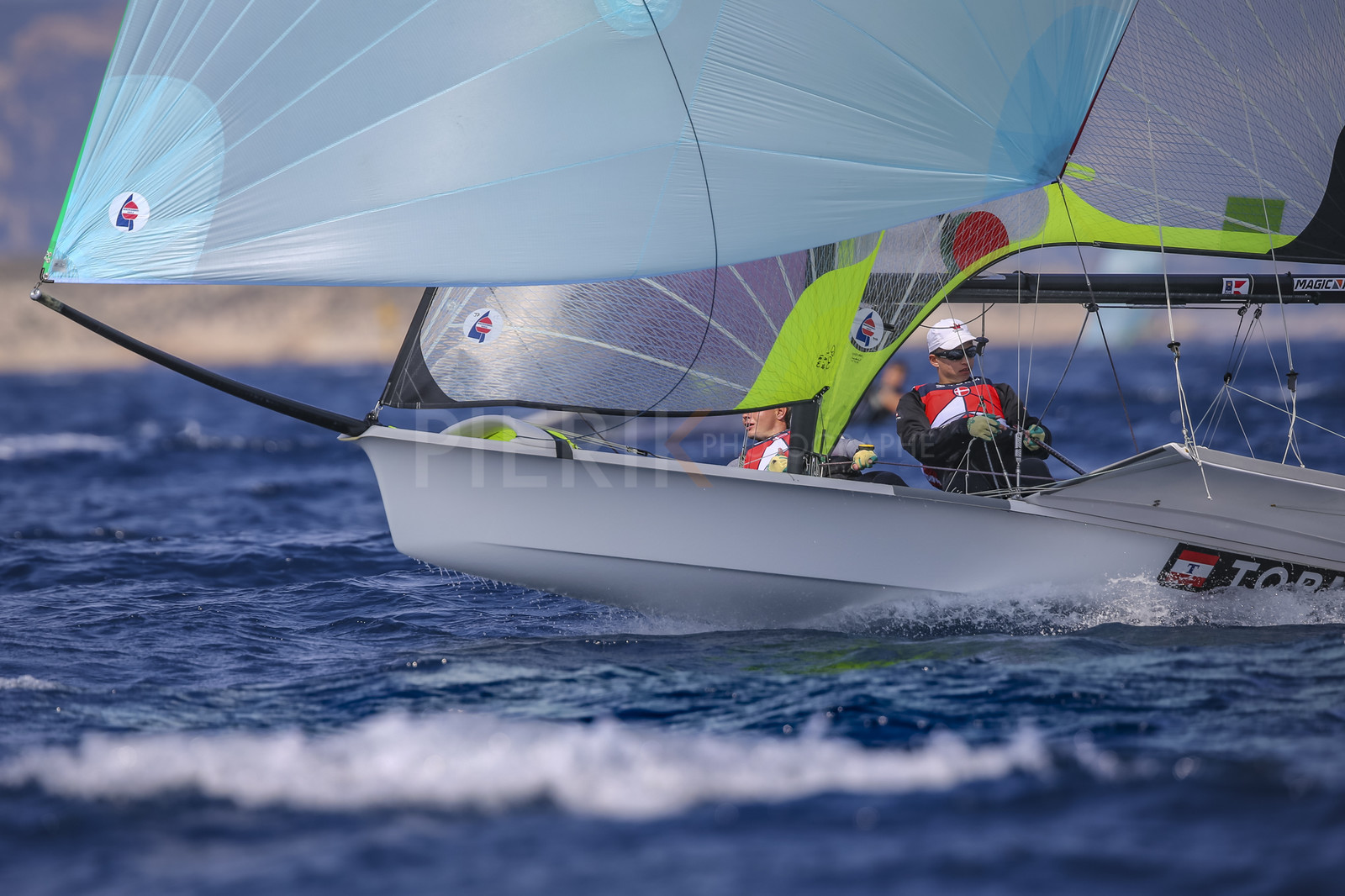 Marseille France is hosting more than 200 sailors from 28 nations for the 2018 Junior Worl Championship of 49er, 49erFX and Nacra 17. Held from 28 august to 1st september 2018. © Pierick Jeannoutot