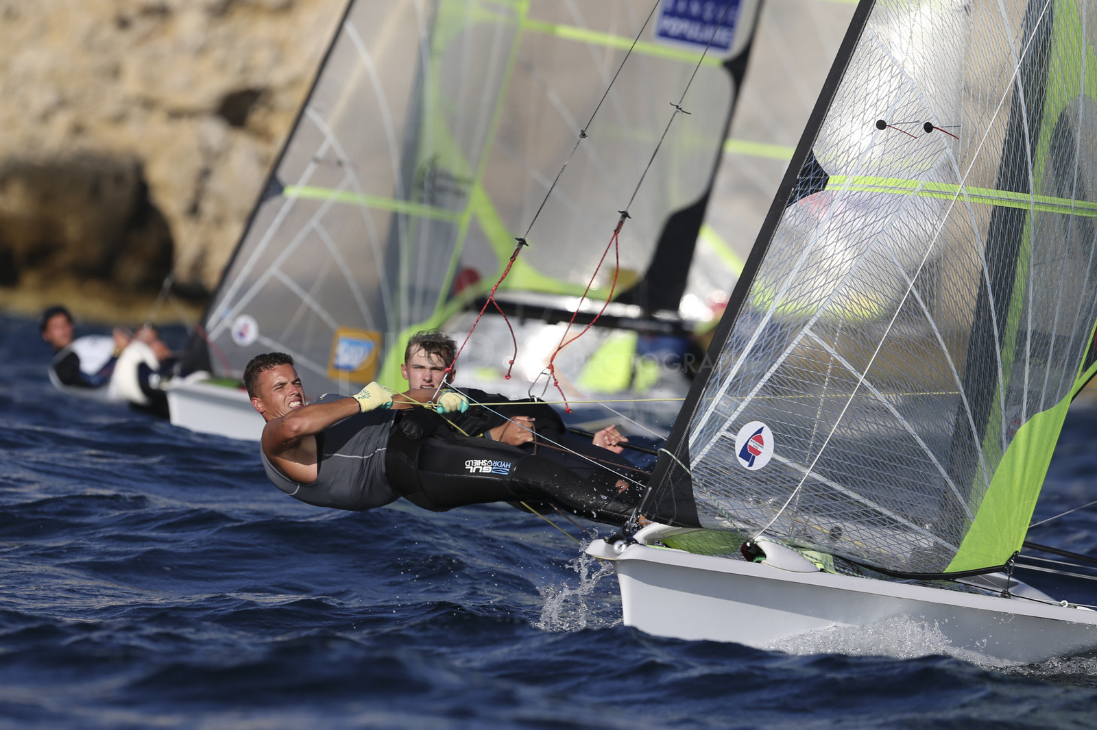 Marseille France is hosting more than 200 sailors from 28 nations for the 2018 Junior Worl Championship of 49er, 49erFX and Nacra 17. Held from 28 august to 1st september 2018. © Pierick Jeannoutot