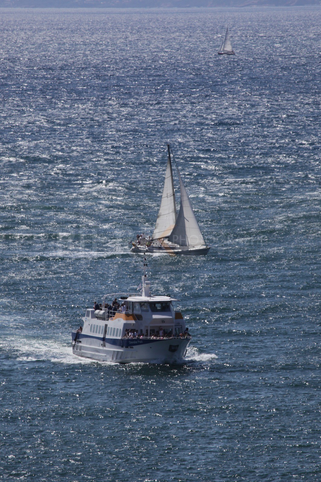 La navette rentre au port