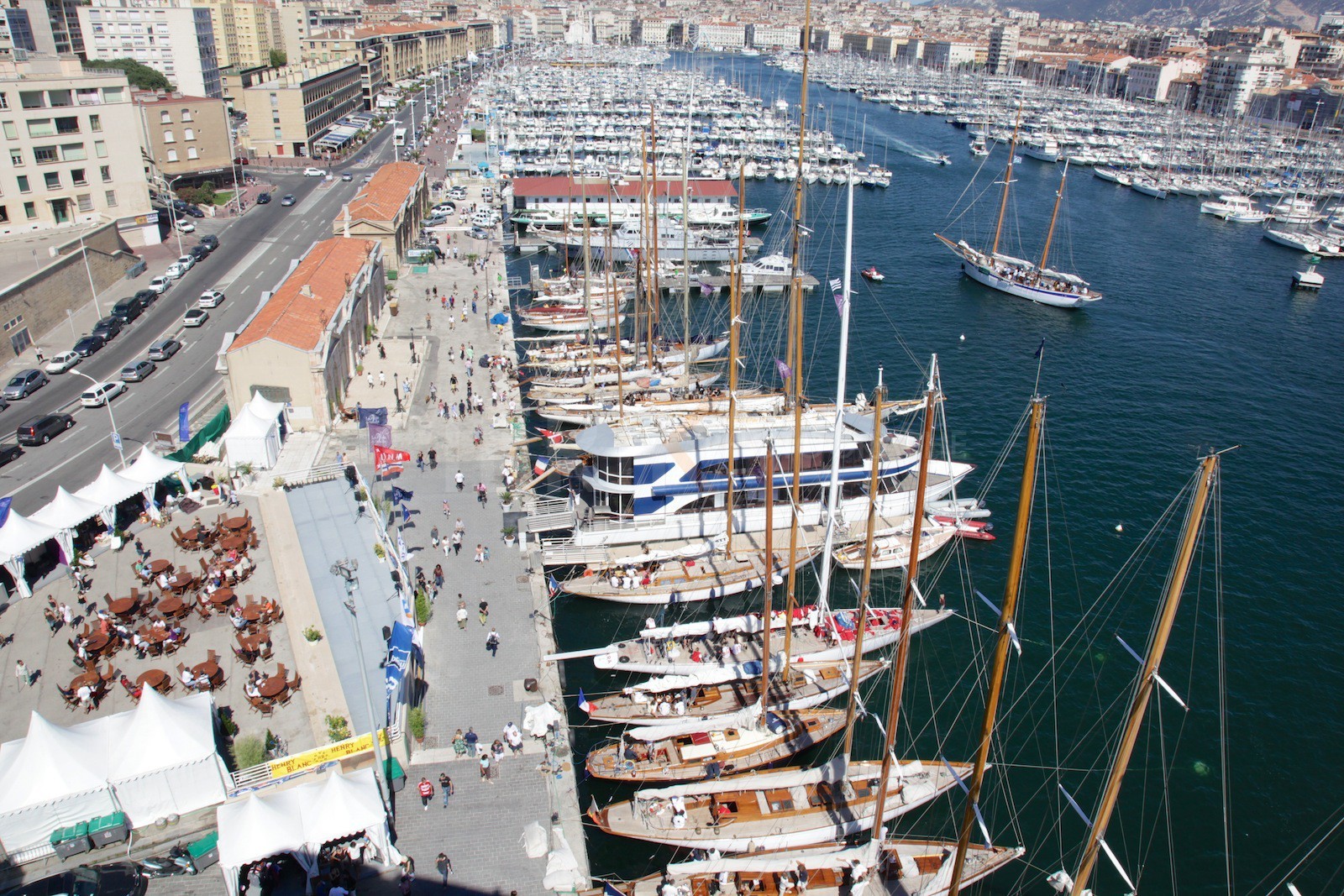 Vue aérienne du village