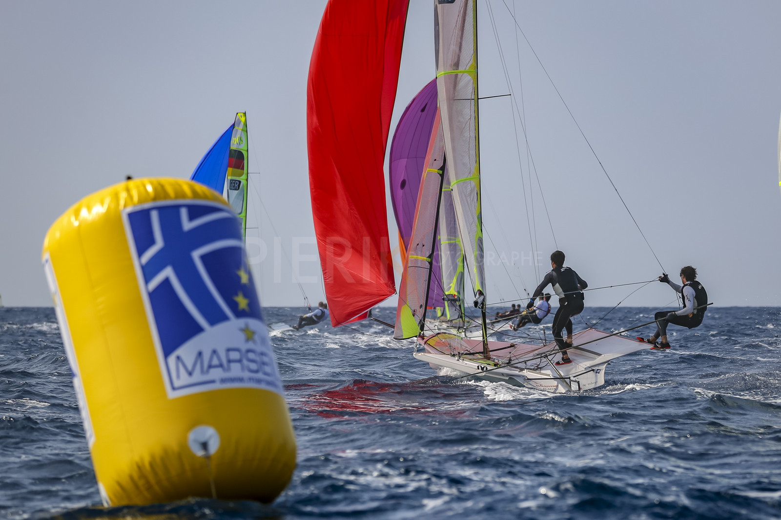 Marseille France is hosting more than 200 sailors from 28 nations for the 2018 Junior Worl Championship of 49er, 49erFX and Nacra 17. Held from 28 august to 1st september 2018. © Pierick Jeannoutot