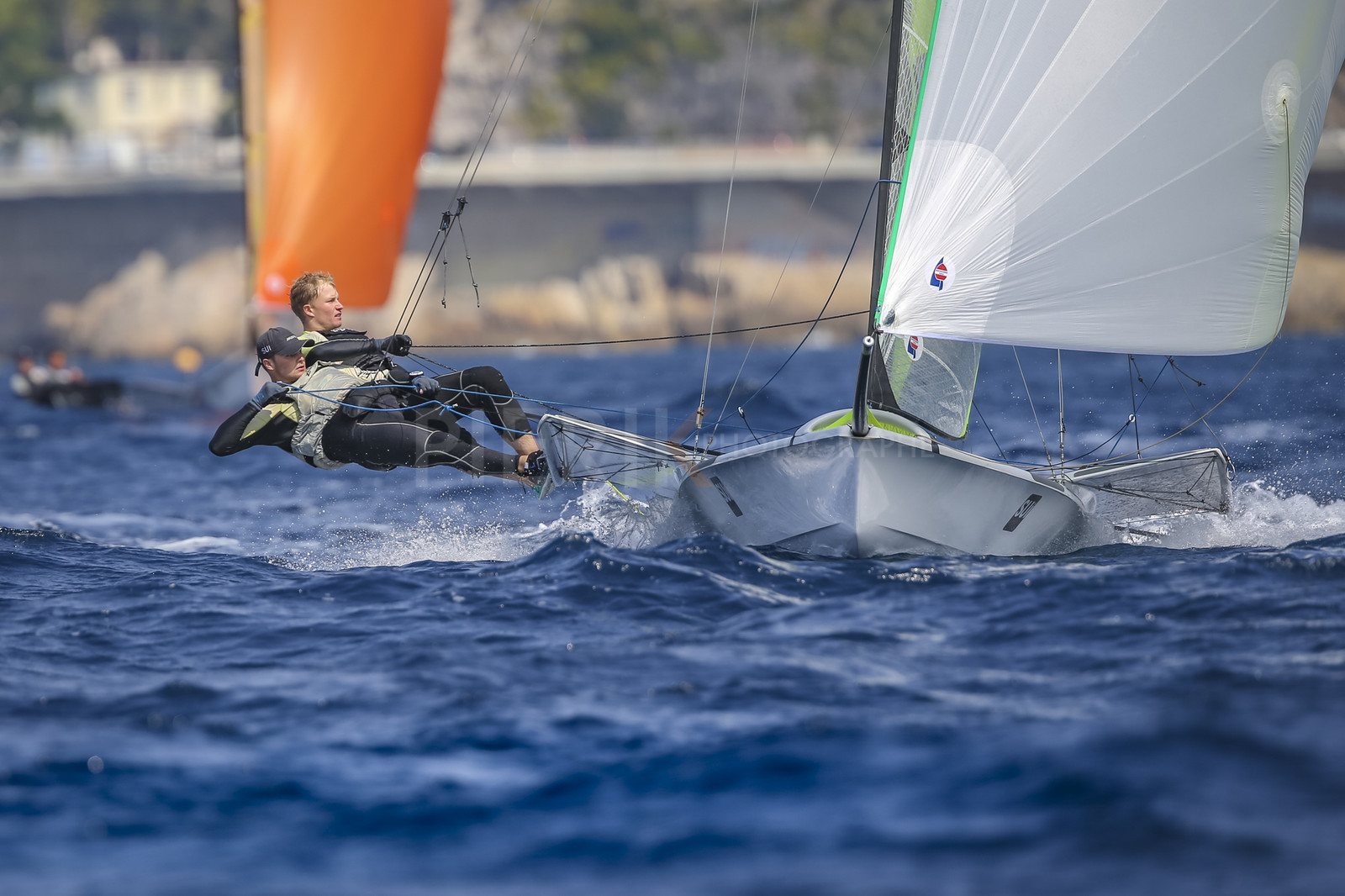 Marseille France is hosting more than 200 sailors from 28 nations for the 2018 Junior Worl Championship of 49er, 49erFX and Nacra 17. Held from 28 august to 1st september 2018. © Pierick Jeannoutot