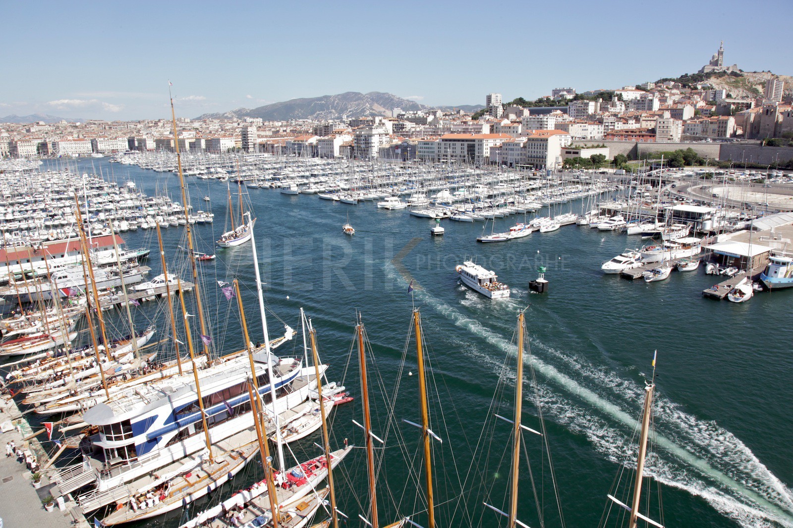 Vue aérienne du village