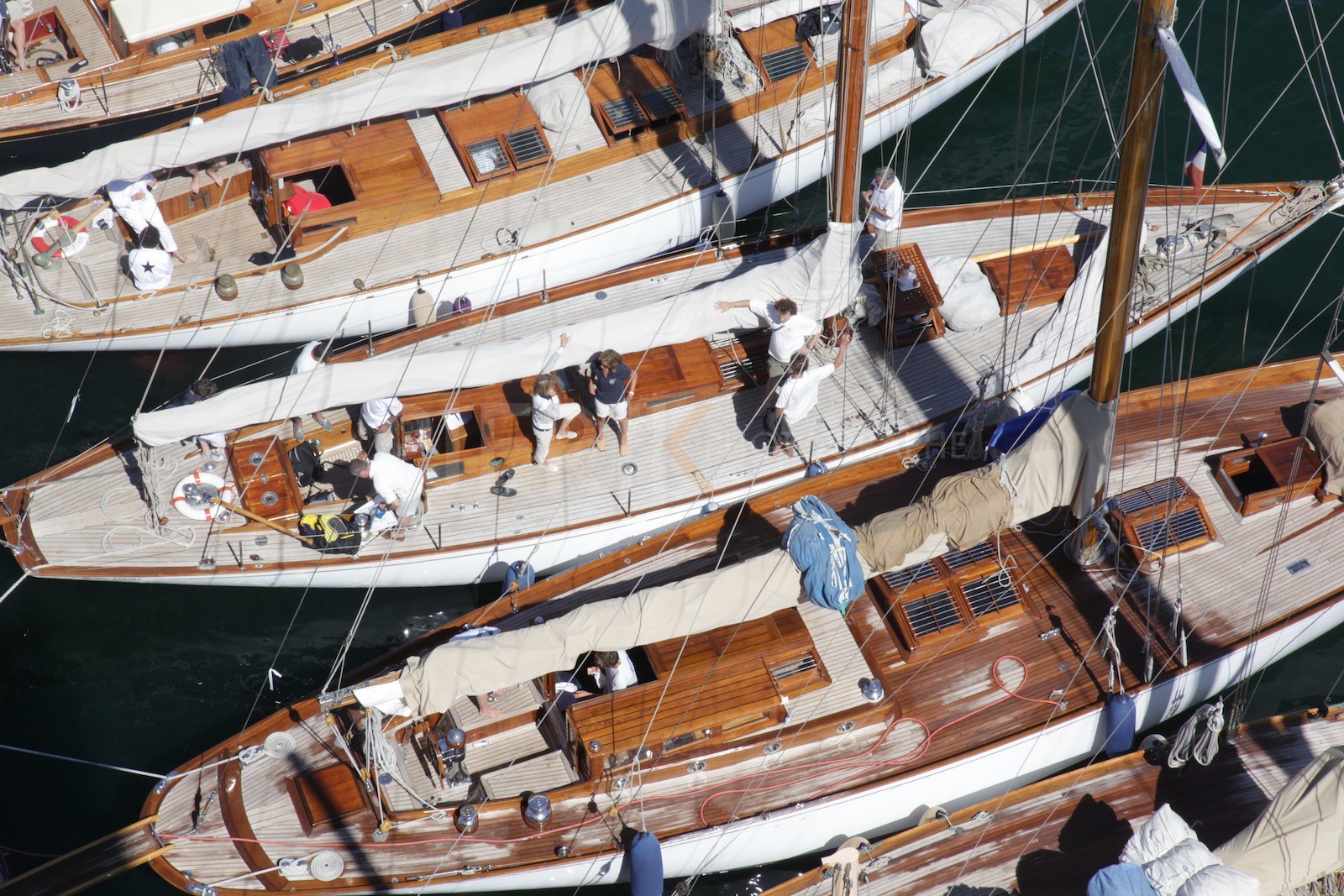 Vue aérienne du village