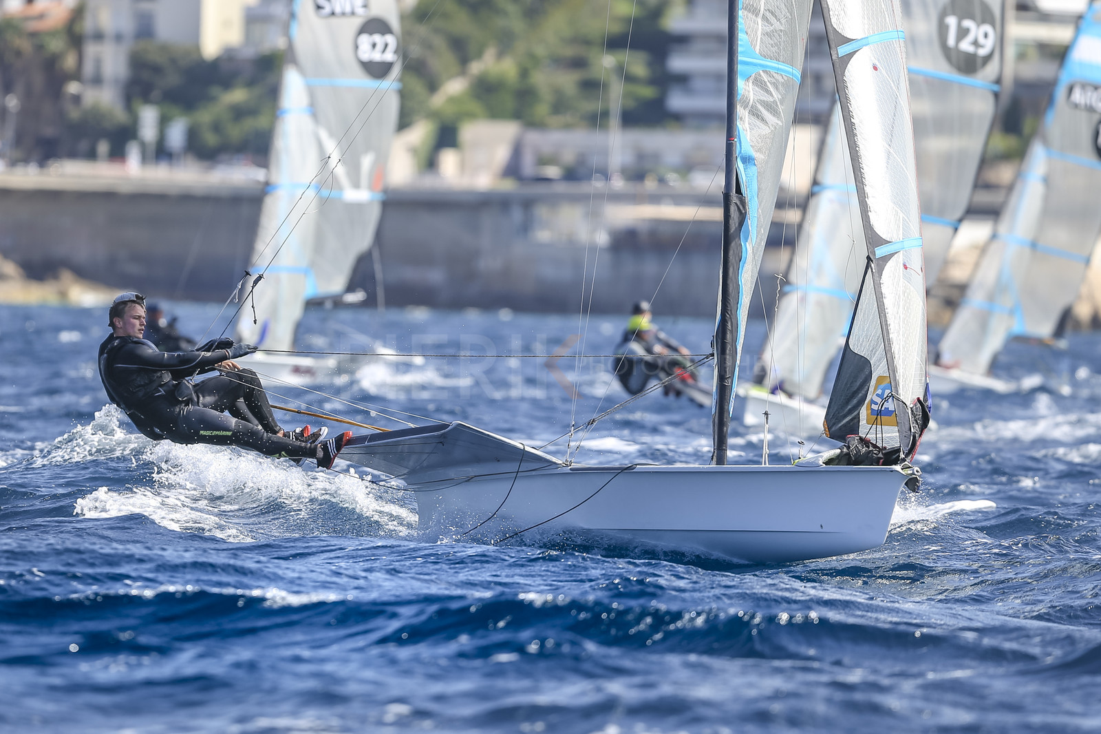 Marseille France is hosting more than 200 sailors from 28 nations for the 2018 Junior Worl Championship of 49er, 49erFX and Nacra 17. Held from 28 august to 1st september 2018. © Pierick Jeannoutot
