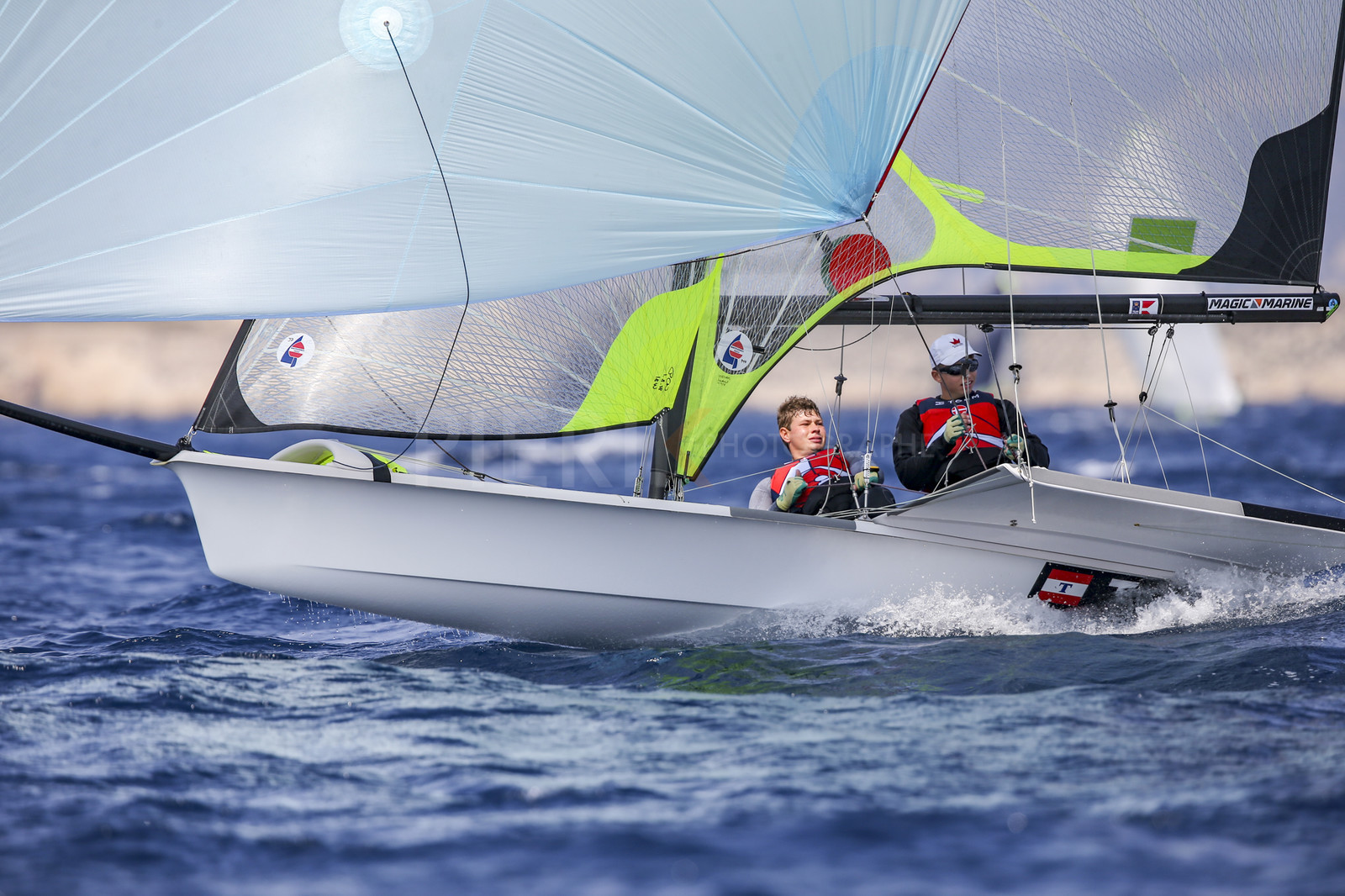 Marseille France is hosting more than 200 sailors from 28 nations for the 2018 Junior Worl Championship of 49er, 49erFX and Nacra 17. Held from 28 august to 1st september 2018. © Pierick Jeannoutot