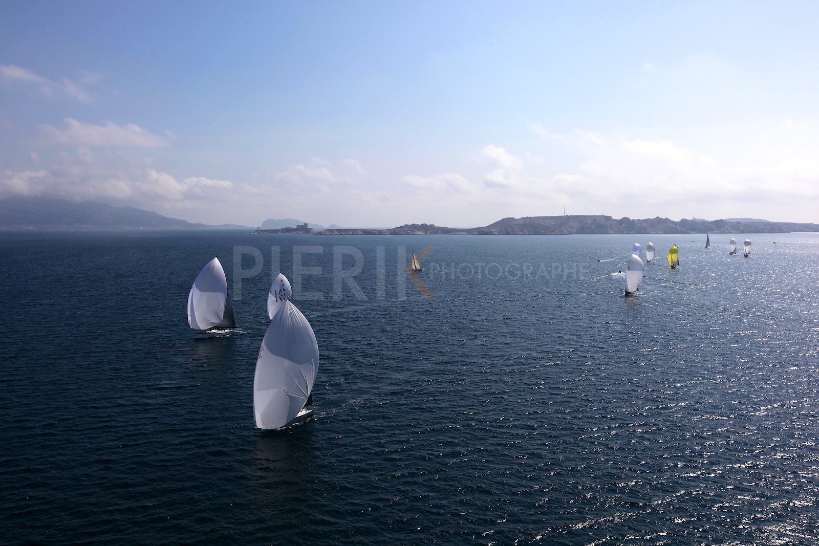 Dralion en tête, sous spi