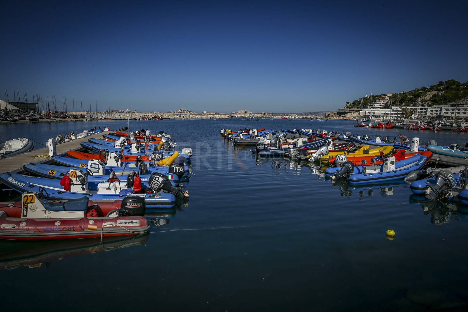 Marseilles France is hosting more than 200 sailors from 28 nations for the 2018 Junior Worl Championship of 49er, 49erFX and Nacra 17. Held from 28 august to 1st september 2018. © Pierick Jeannoutot