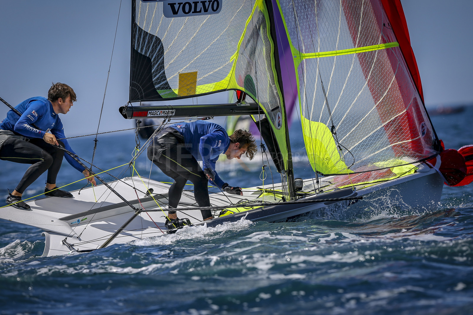 Marseilles France is hosting more than 200 sailors from 28 nations for the 2018 Junior Worl Championship of 49er, 49erFX and Nacra 17. Held from 28 august to 1st september 2018. © Pierick Jeannoutot
