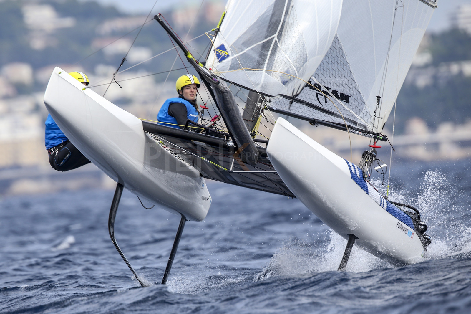 Marseille France is hosting more than 200 sailors from 28 nations for the 2018 Junior Worl Championship of 49er, 49erFX and Nacra 17. Held from 28 august to 1st september 2018. © Pierick Jeannoutot