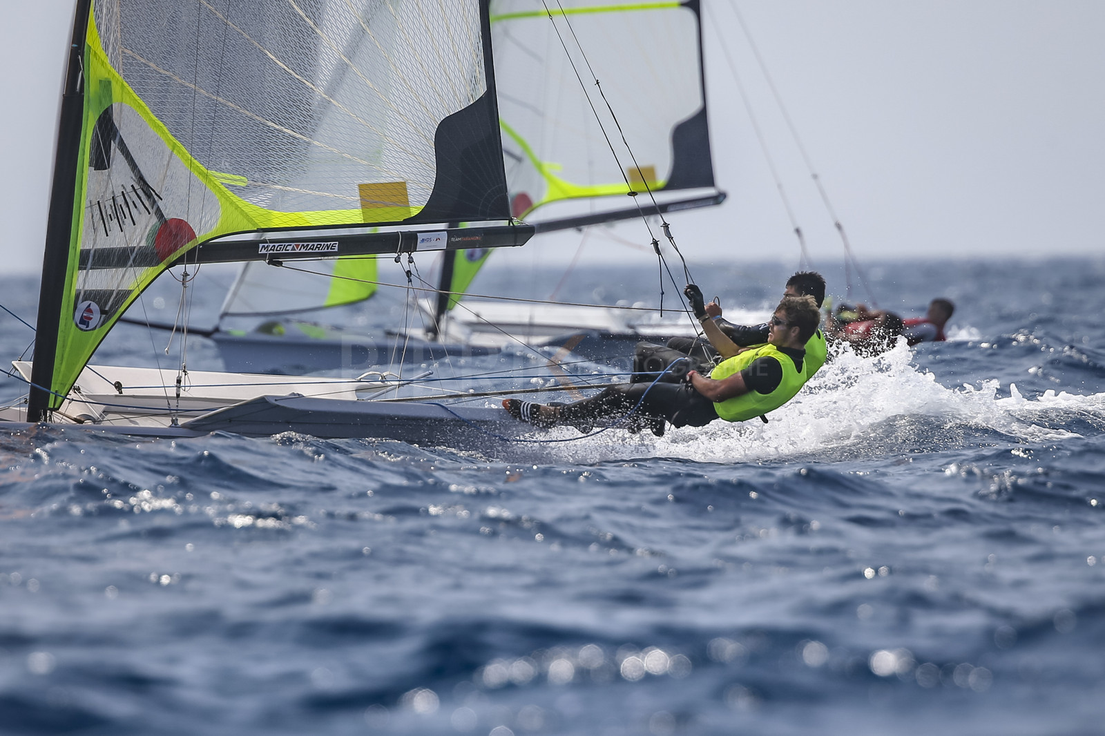 Marseille France is hosting more than 200 sailors from 28 nations for the 2018 Junior Worl Championship of 49er, 49erFX and Nacra 17. Held from 28 august to 1st september 2018. © Pierick Jeannoutot