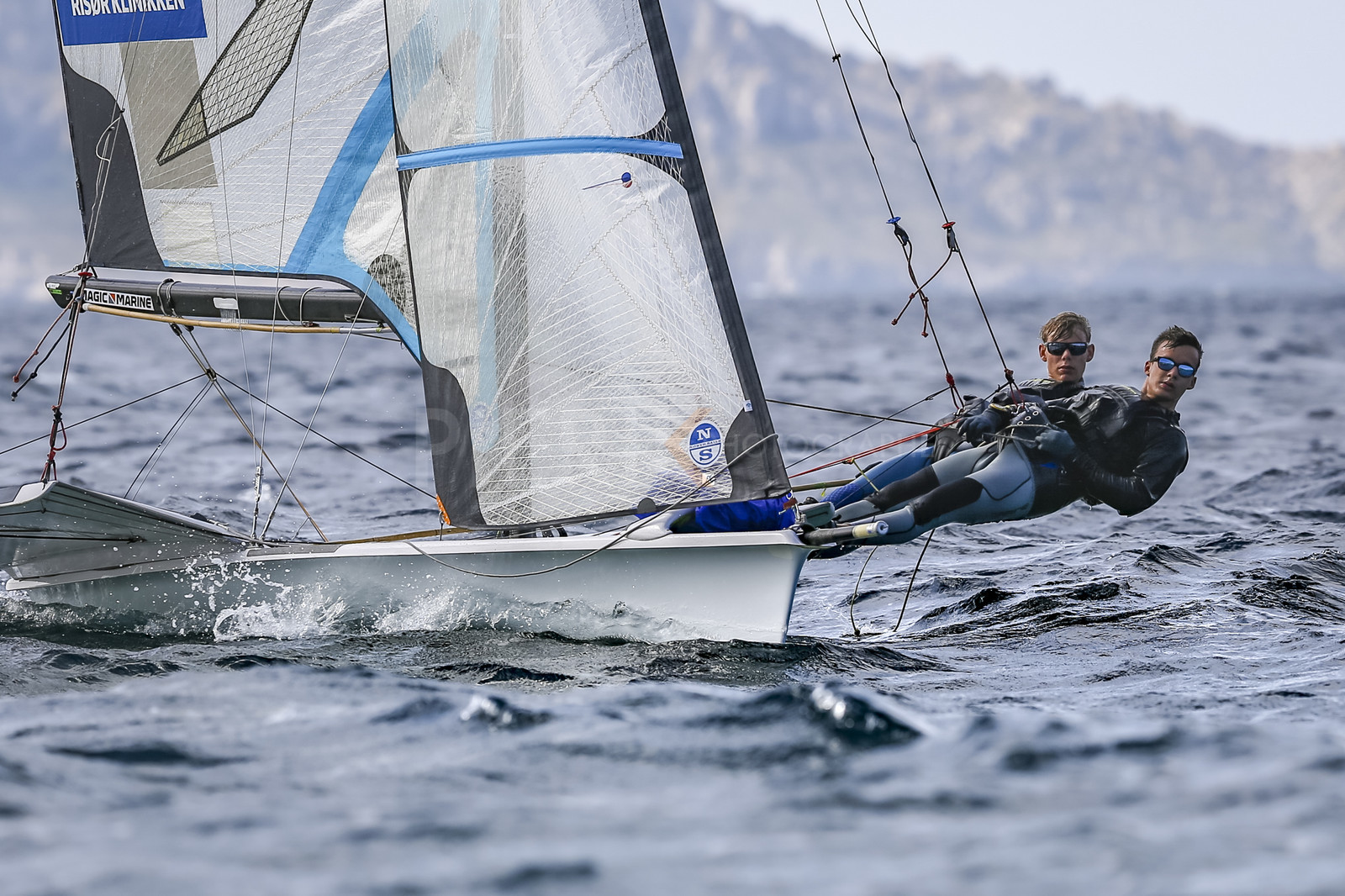 Marseille France is hosting more than 200 sailors from 28 nations for the 2018 Junior Worl Championship of 49er, 49erFX and Nacra 17. Held from 28 august to 1st september 2018. © Pierick Jeannoutot