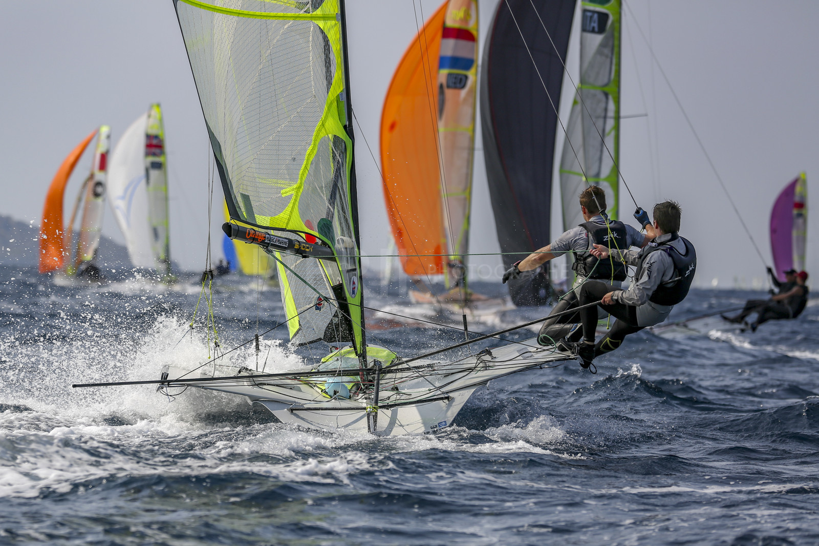 Marseille France is hosting more than 200 sailors from 28 nations for the 2018 Junior Worl Championship of 49er, 49erFX and Nacra 17. Held from 28 august to 1st september 2018. © Pierick Jeannoutot