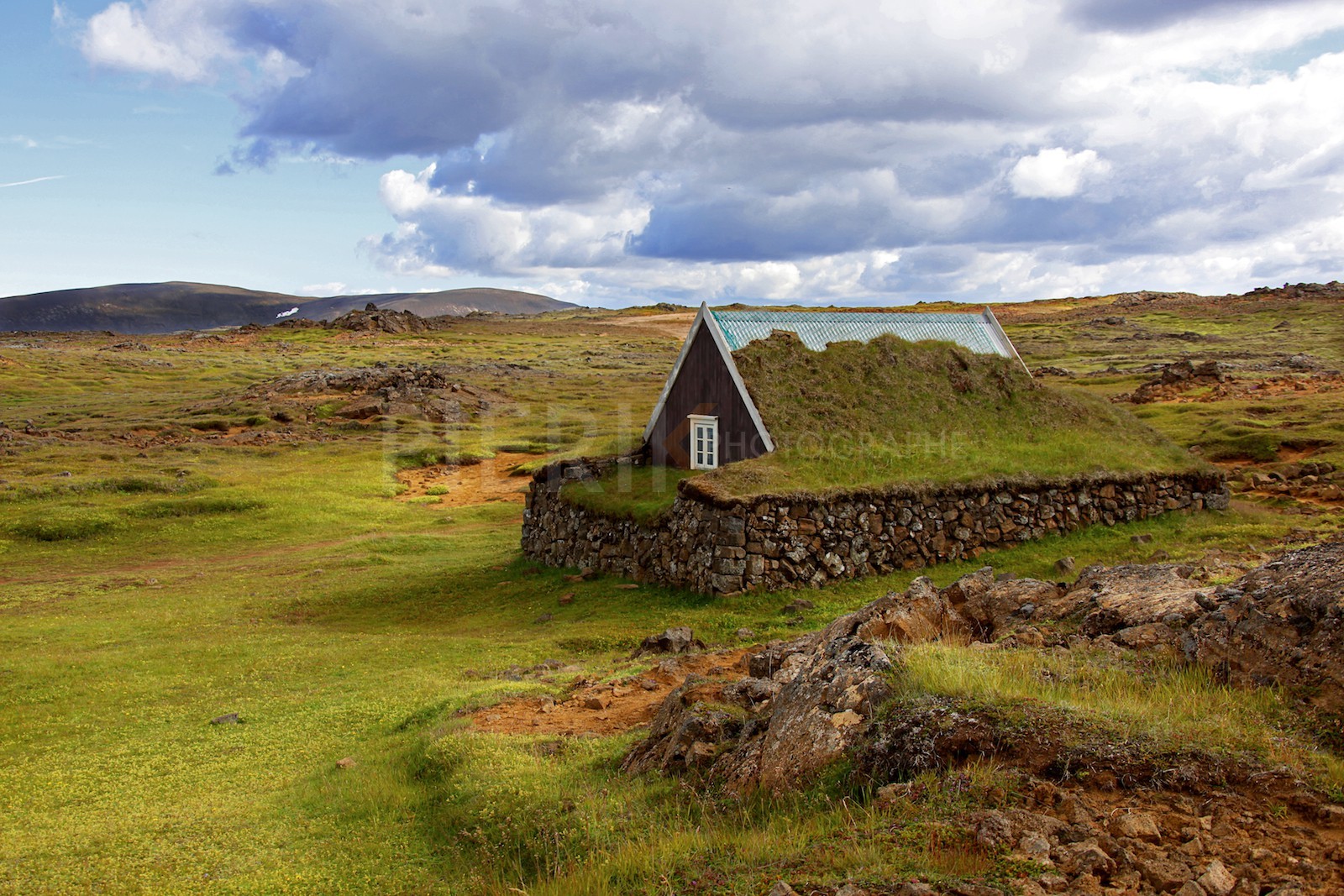 Maison sur les plateaux du centre, Islande